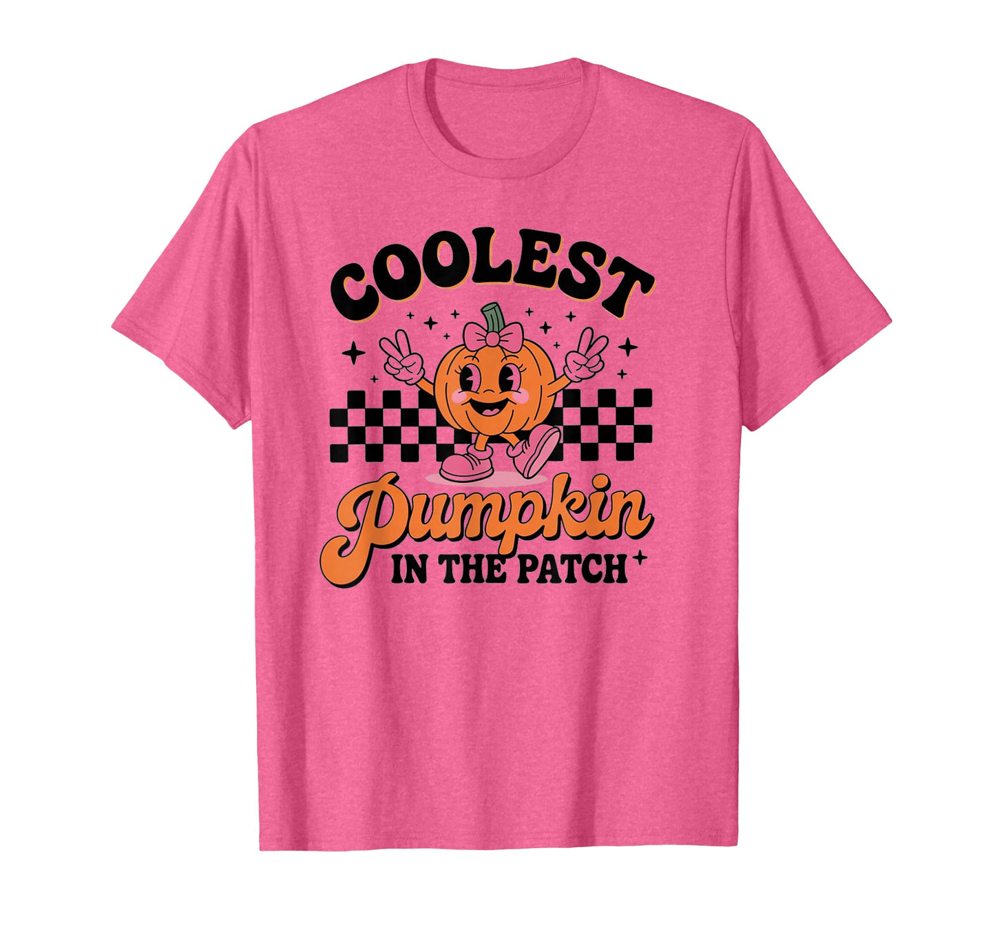 Groovy Coolest Pumpkin in The Patch Halloween for Kids Boys T-Shirt