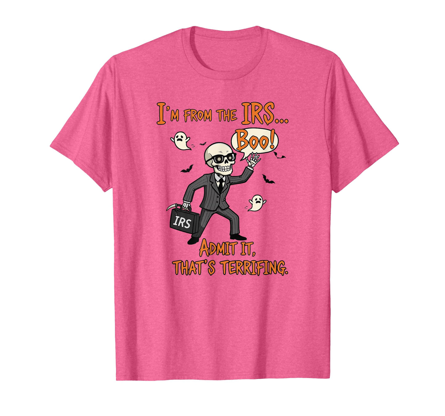 Boo-Halloween, Tax Office, Boo-IRS Agent Costume, Halloween T-Shirt