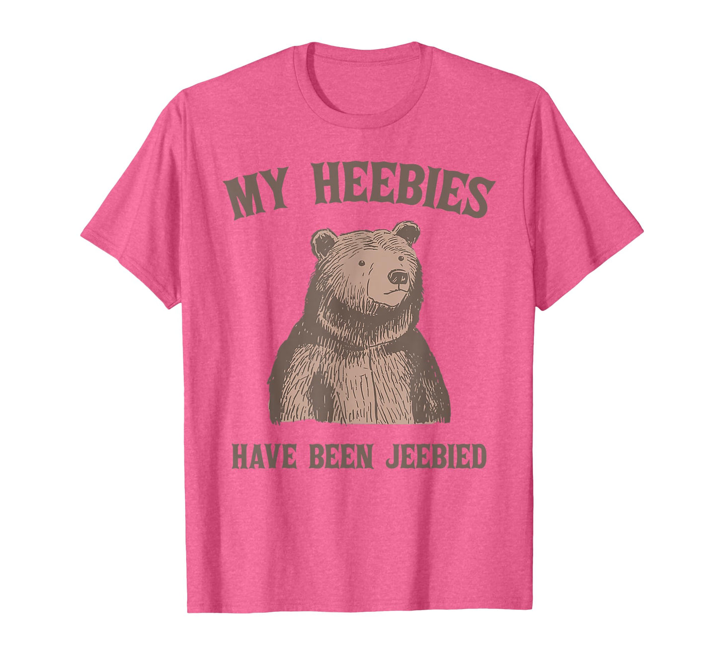 My Heebies Have Been Jeebied Funny Bear Vintage T-Shirt