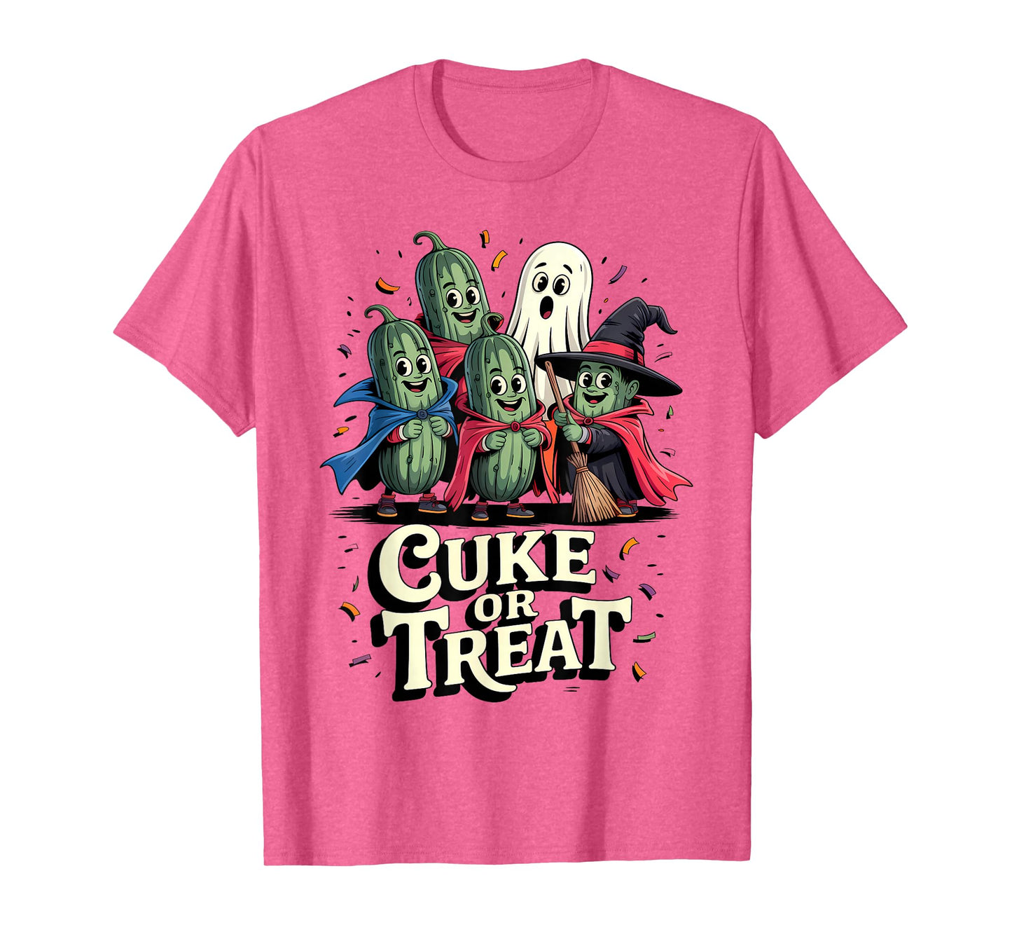 Cuke or Treat – Funny Halloween Cucumber Costume T-Shirt