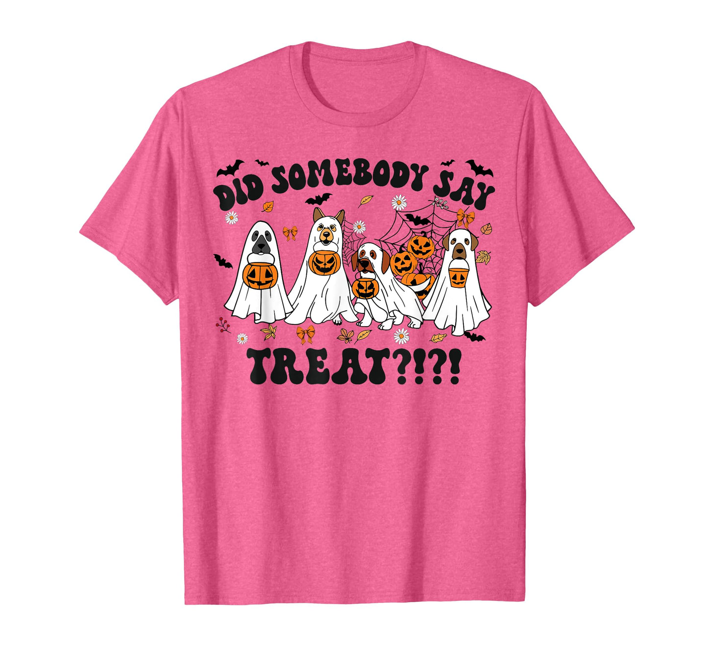 Ghost Dogs Lovers Did Somebody Say Treat Halloween Costume T-Shirt
