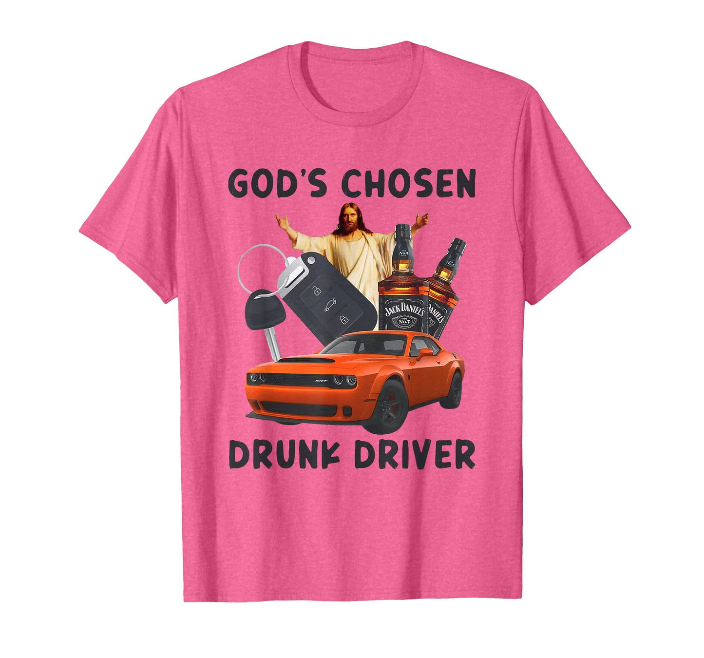 God's Chosen Drunk Driver Christian Jesus T-Shirt