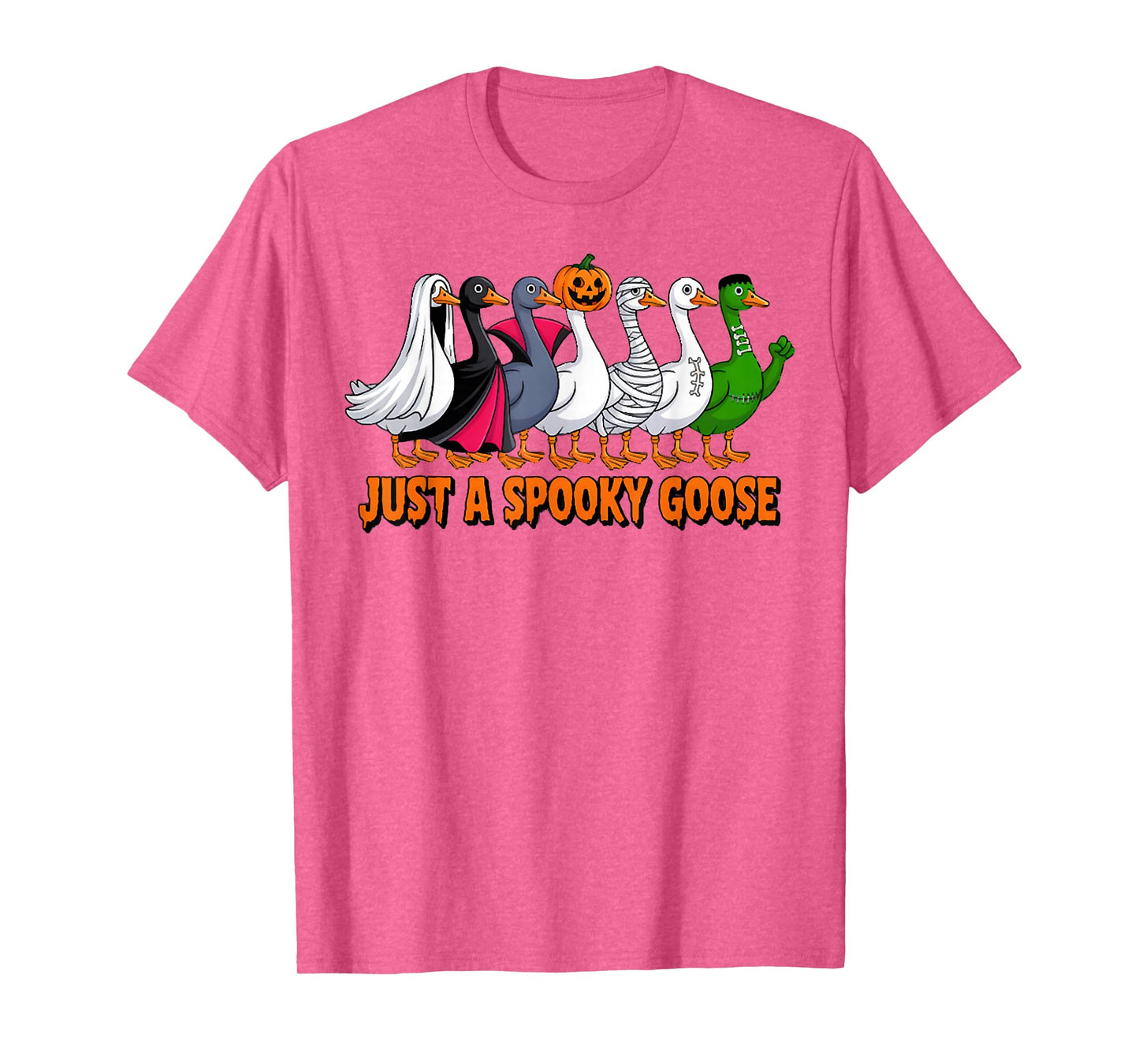 Just A Spooky Goose Funny Halloween Costume T-Shirt