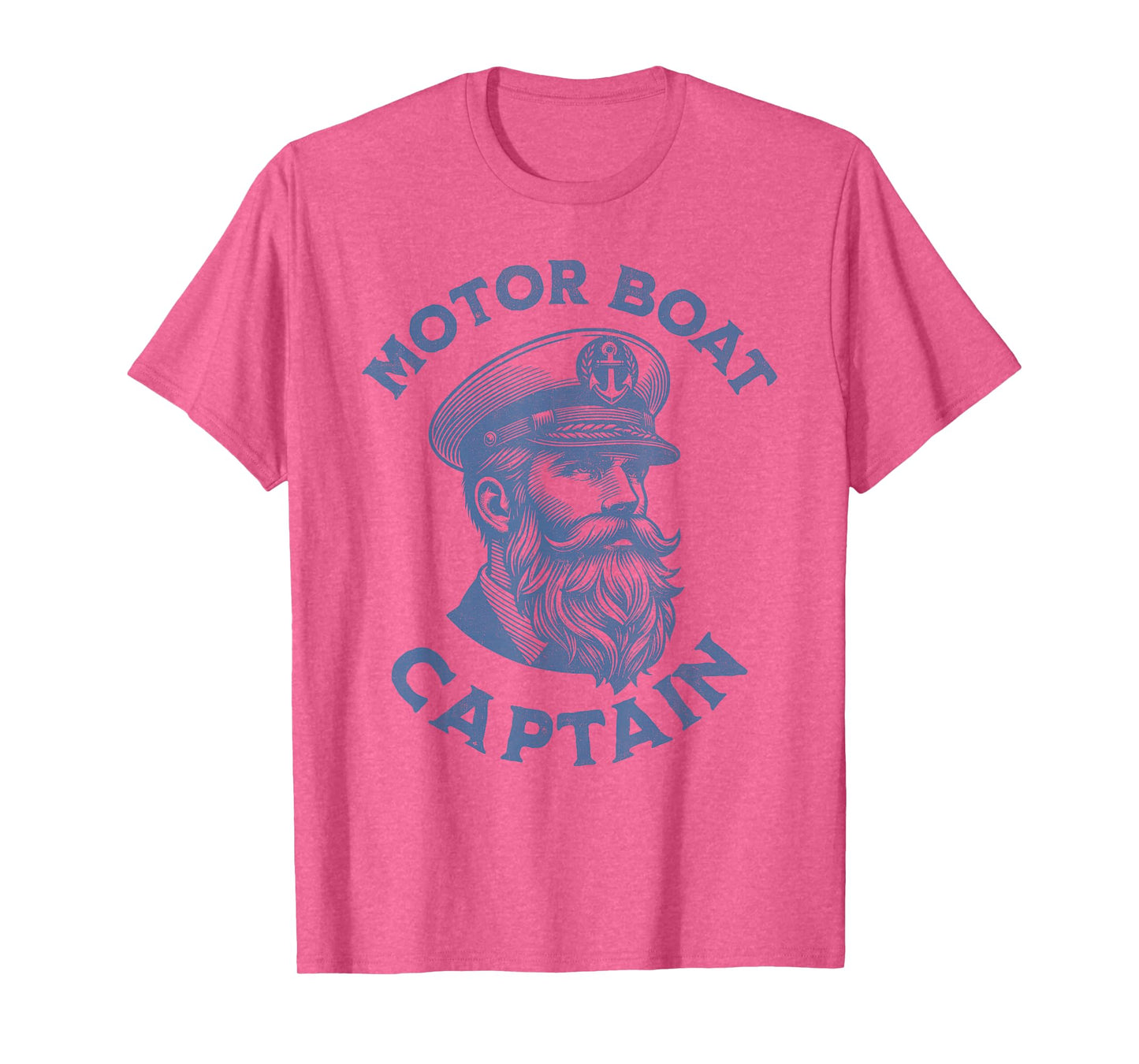 Motor Boat Captain Funny Nautical Vintage T-Shirt