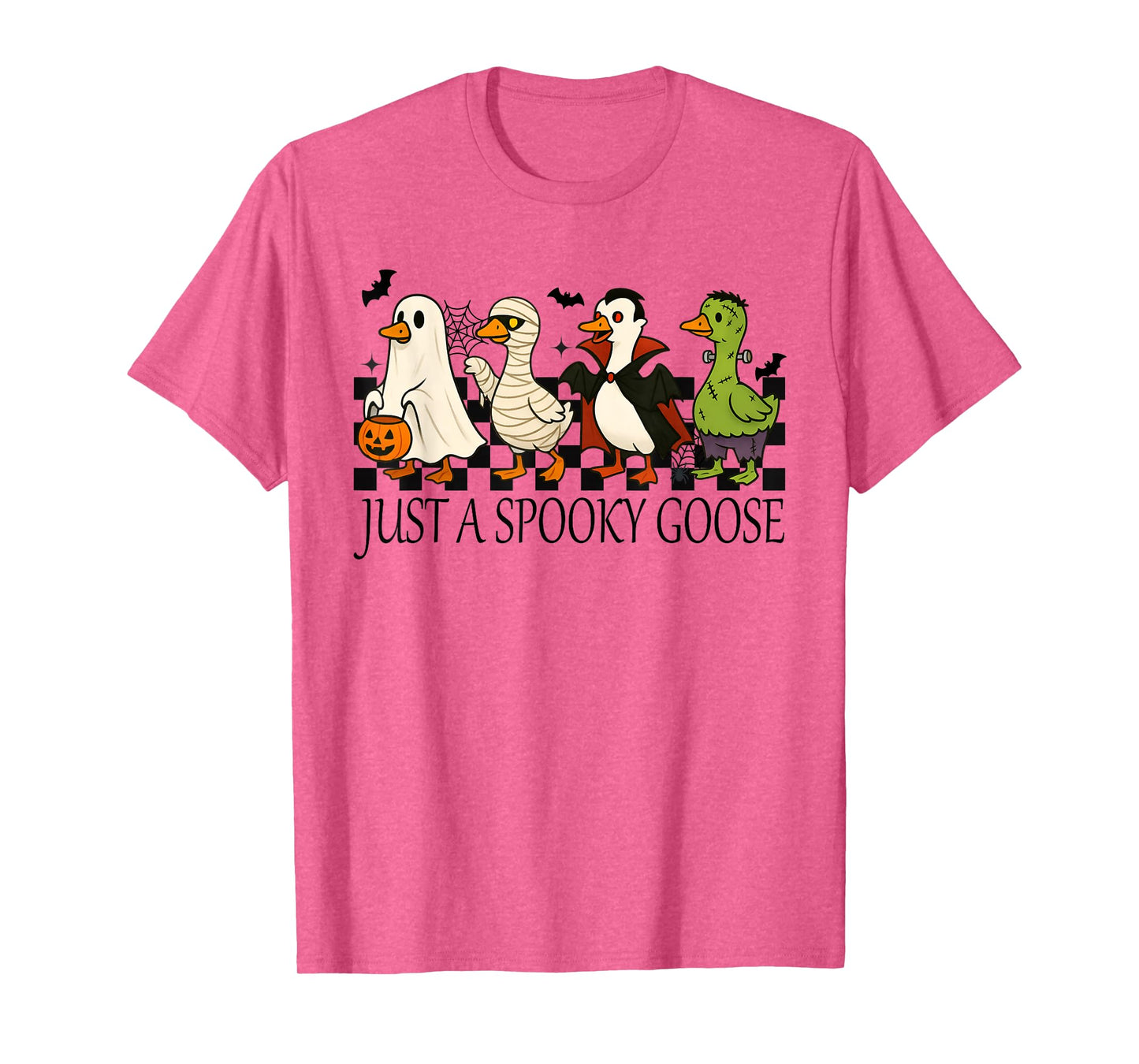 Just A Spooky Goose Halloween Silly Goose Funny Halloween T-Shirt