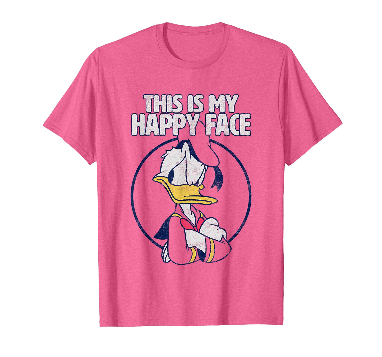 Disney Mickey And Friends Donald Duck My Happy Face T-Shirt