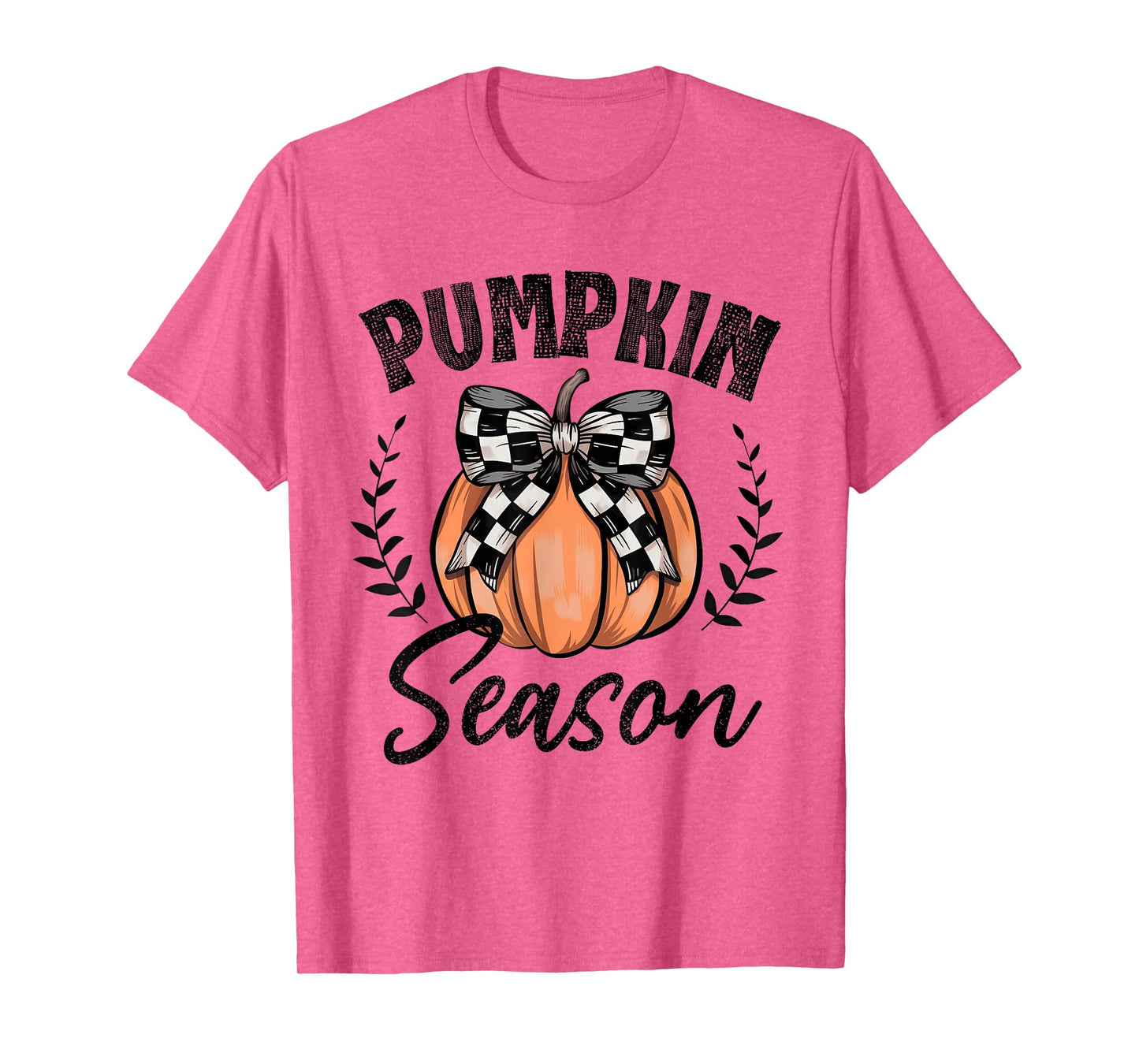 Pumpkin Season Coquette Bow Fall Halloween Costume Spooky T-Shirt