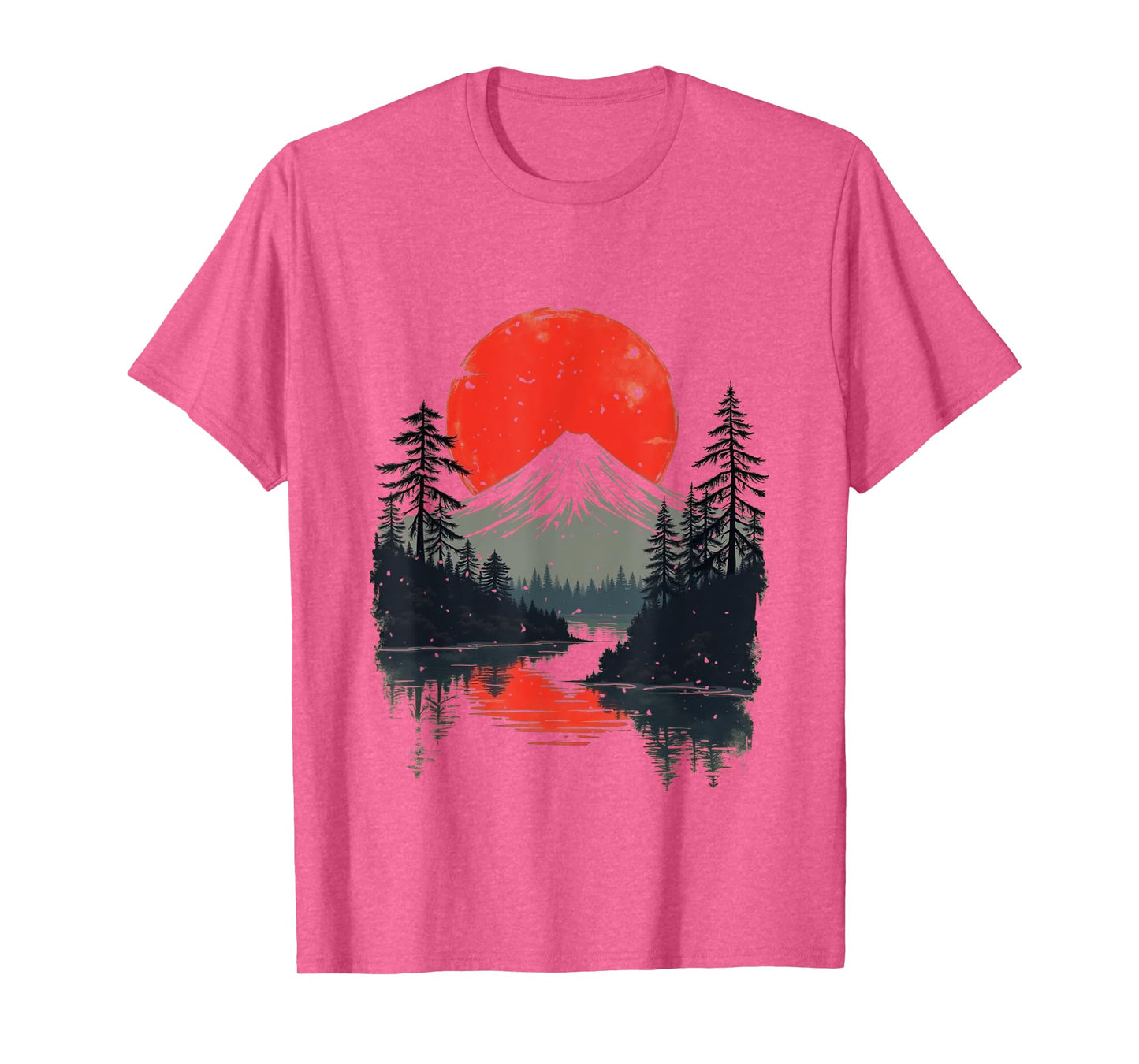 Vintage Japan Landscape With A Lake T-Shirt