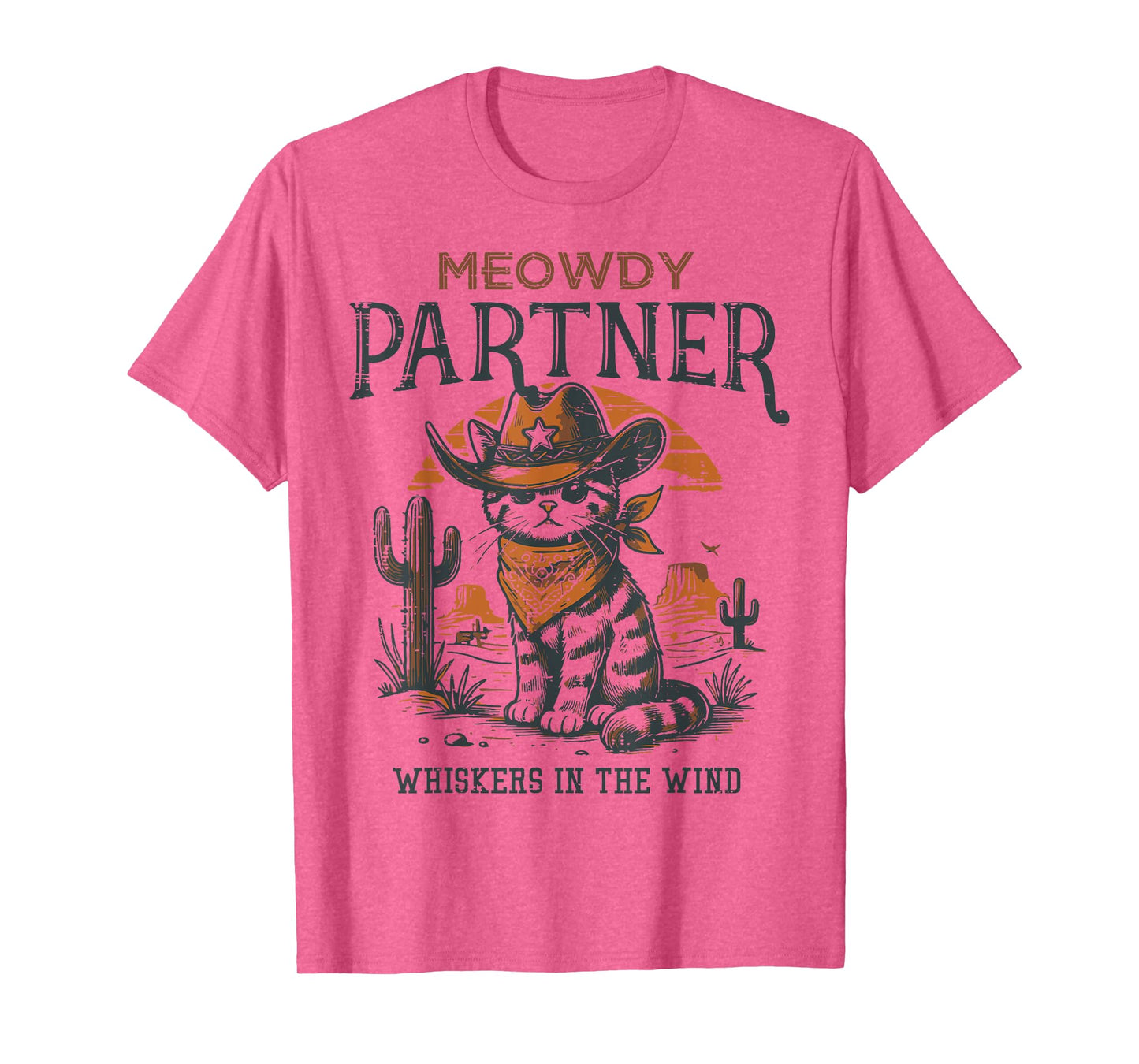 Cowboy Cat Meowdy Partner Vintage Howdy Kitten Women Men Kid T-Shirt