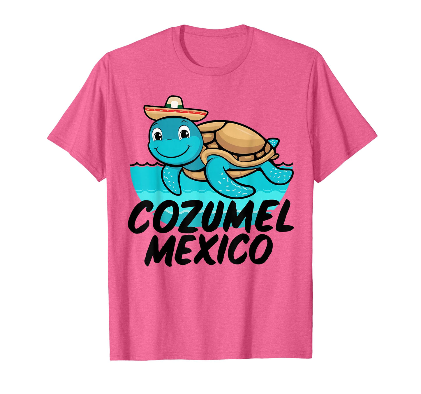 Cozumel Mexico Sea Turtle Colorful Boys Girls Toddler T-Shirt