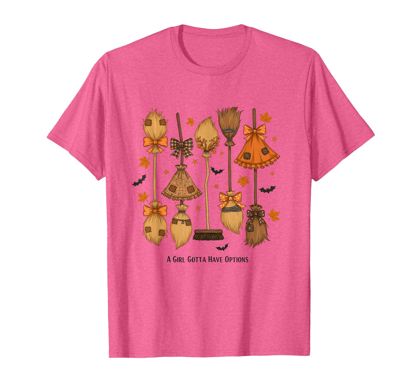 A Girl Gotta Have Options Patchwork Witch Halloween T-Shirt