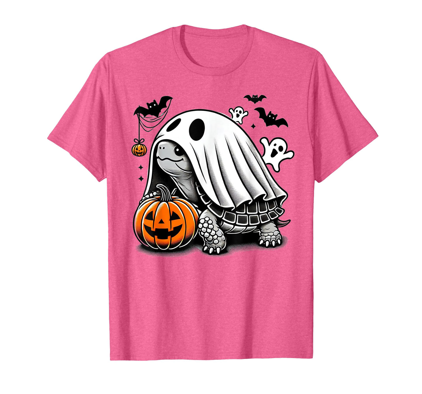 Halloween Turtle Ghost Pumpkin Costume Terrapin Tortoise T-Shirt