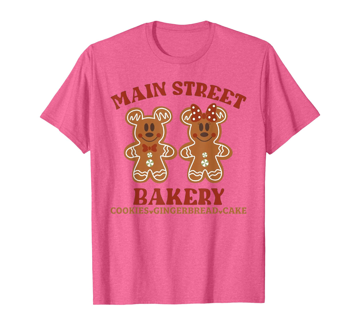 Main Street Bakery Cookies Gingerbread Cake Christmas T-Shirt