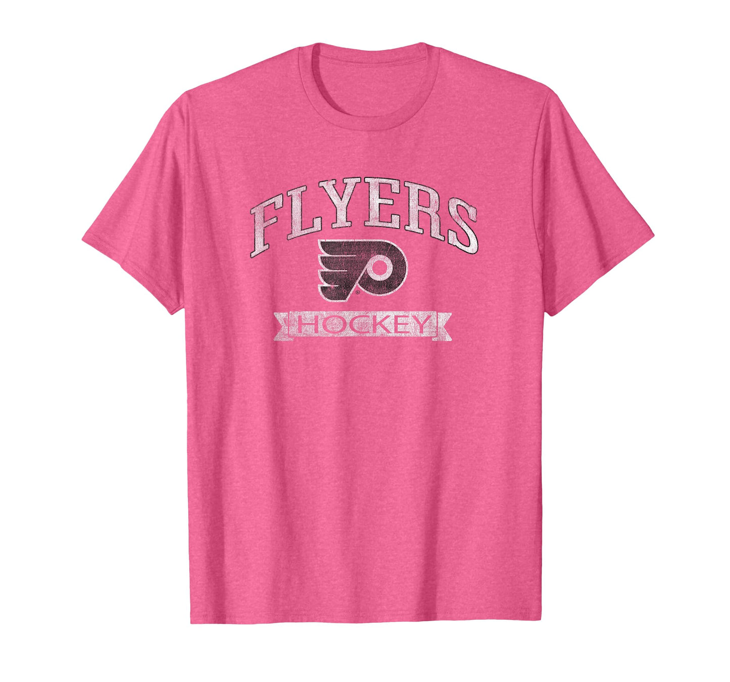 Philadelphia Flyers Vintage Hockey T-Shirt - NHL Officially Licensed - Orange, Small, Unisex-Adults/Kids