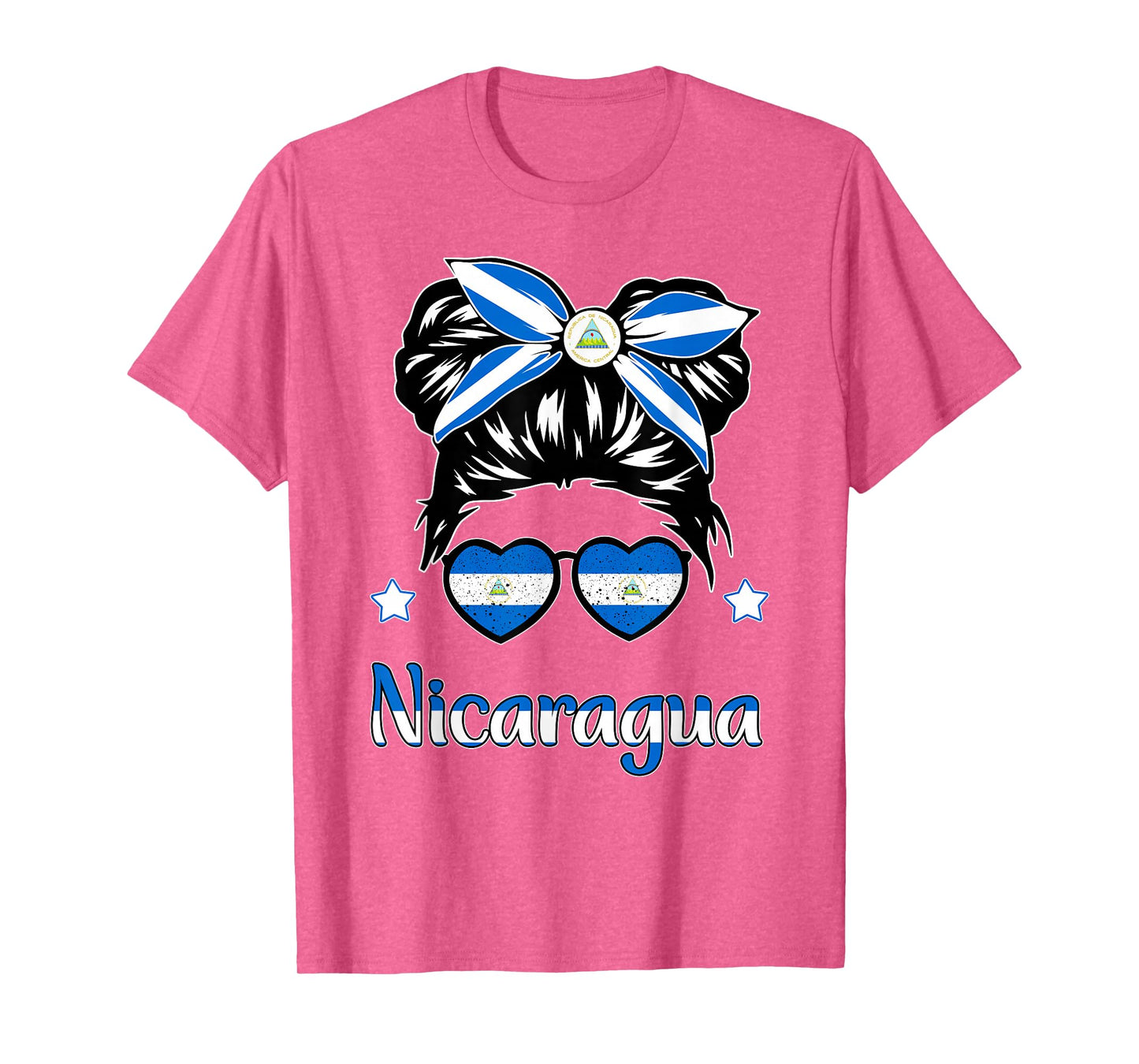 Toddler Girls Nicaragua Flag Nicaraguan Hispanic Heritage T-Shirt