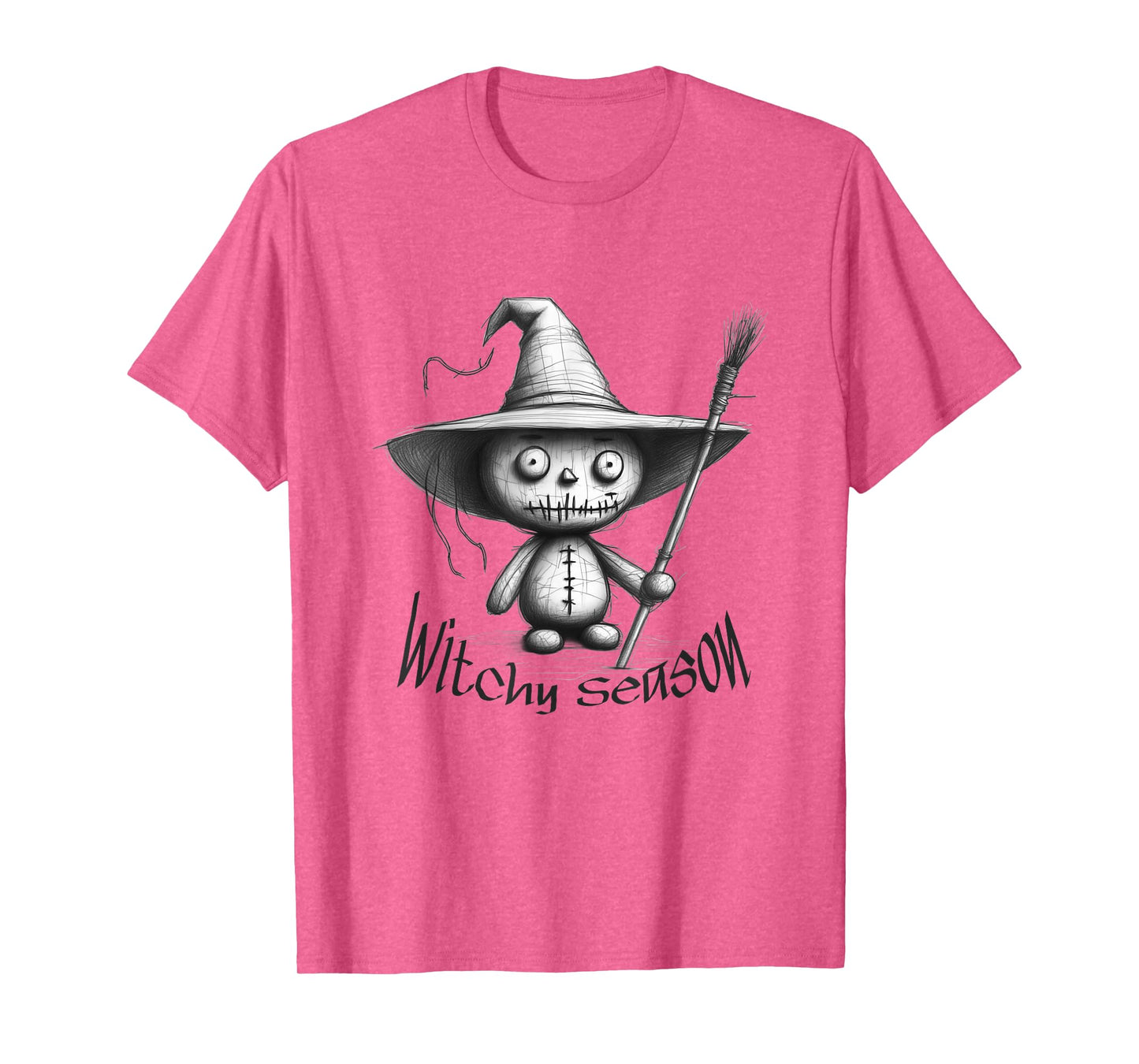 Halloween Spooky Witch Doll Outfit Costume Witchy Season T-Shirt