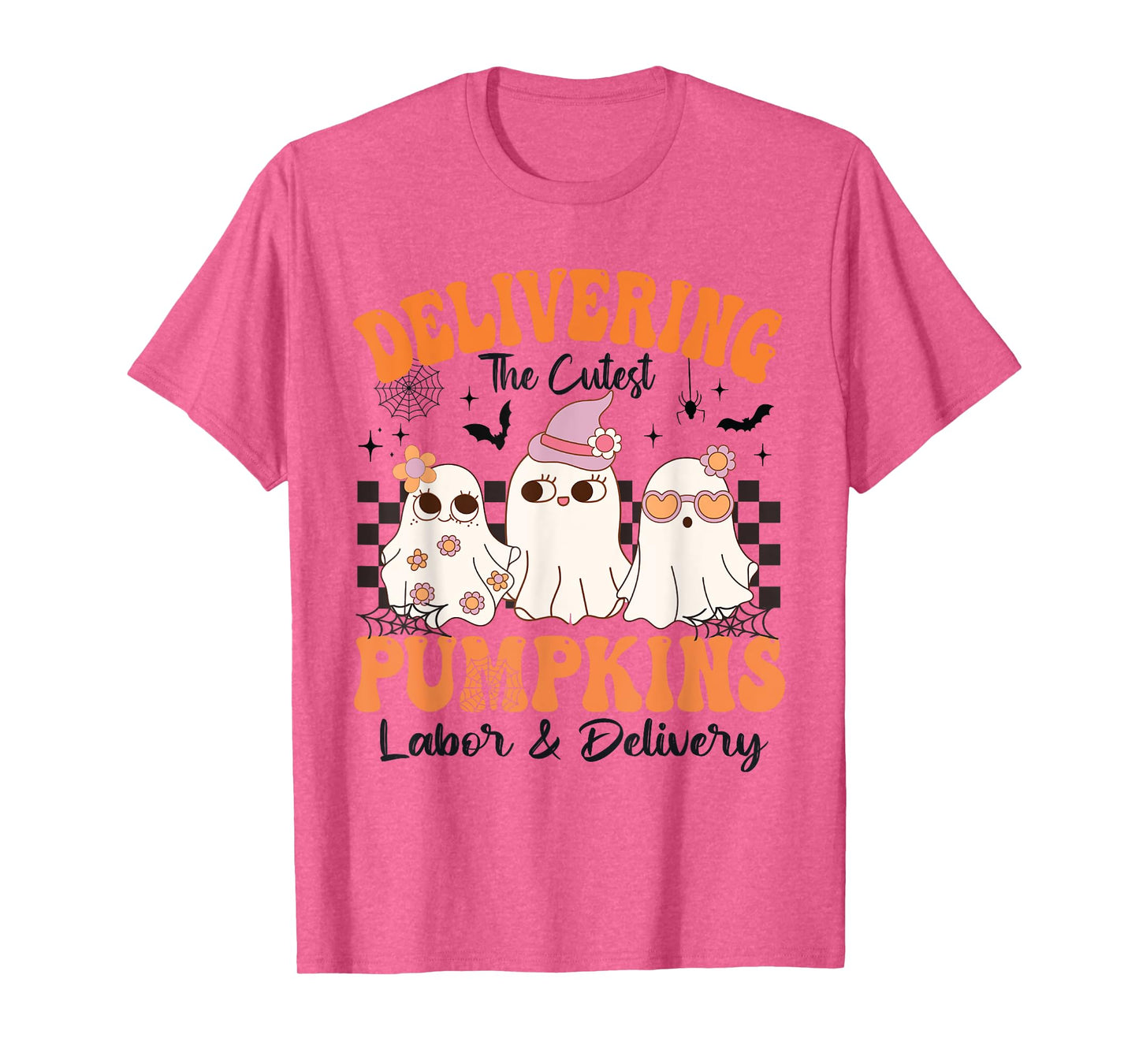 halloween Delivering The Cutest Pumpkins Labor & Delivery T-Shirt