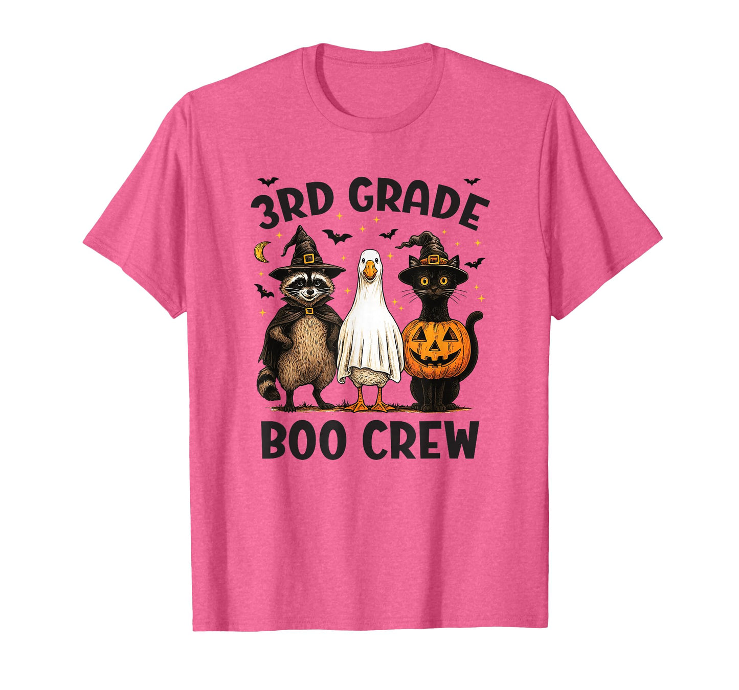 3rd Grade Boo Crew Halloween Costume T-Shirt