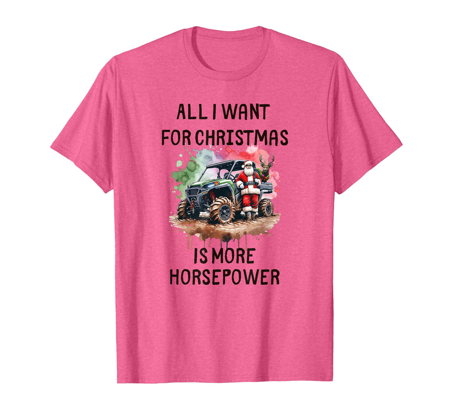 Funny SxS Life Christmas UTV Off Road Side-by-Side Riding T-Shirt
