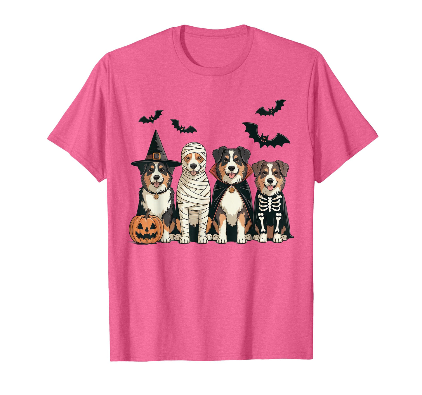 Australian Shepherd Halloween Dogs T-Shirt