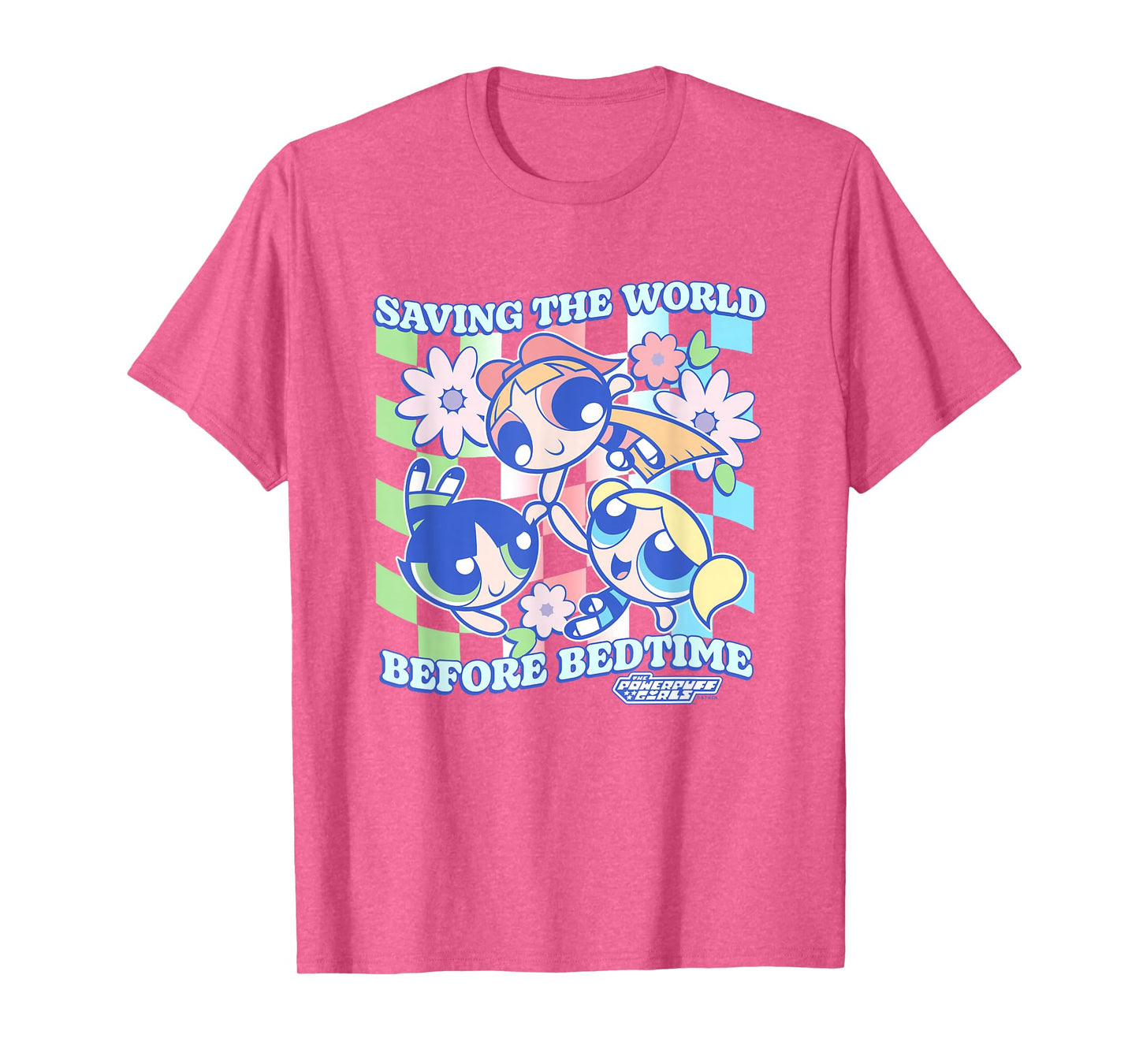 The Powerpuff Girls Saving The World Before Bedtime Vintage T-Shirt