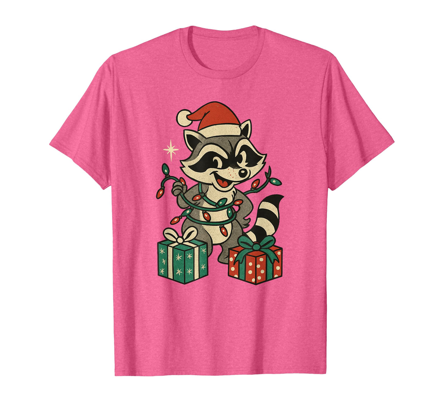 Christmas Raccoon Feral Trashy Funny T-Shirt