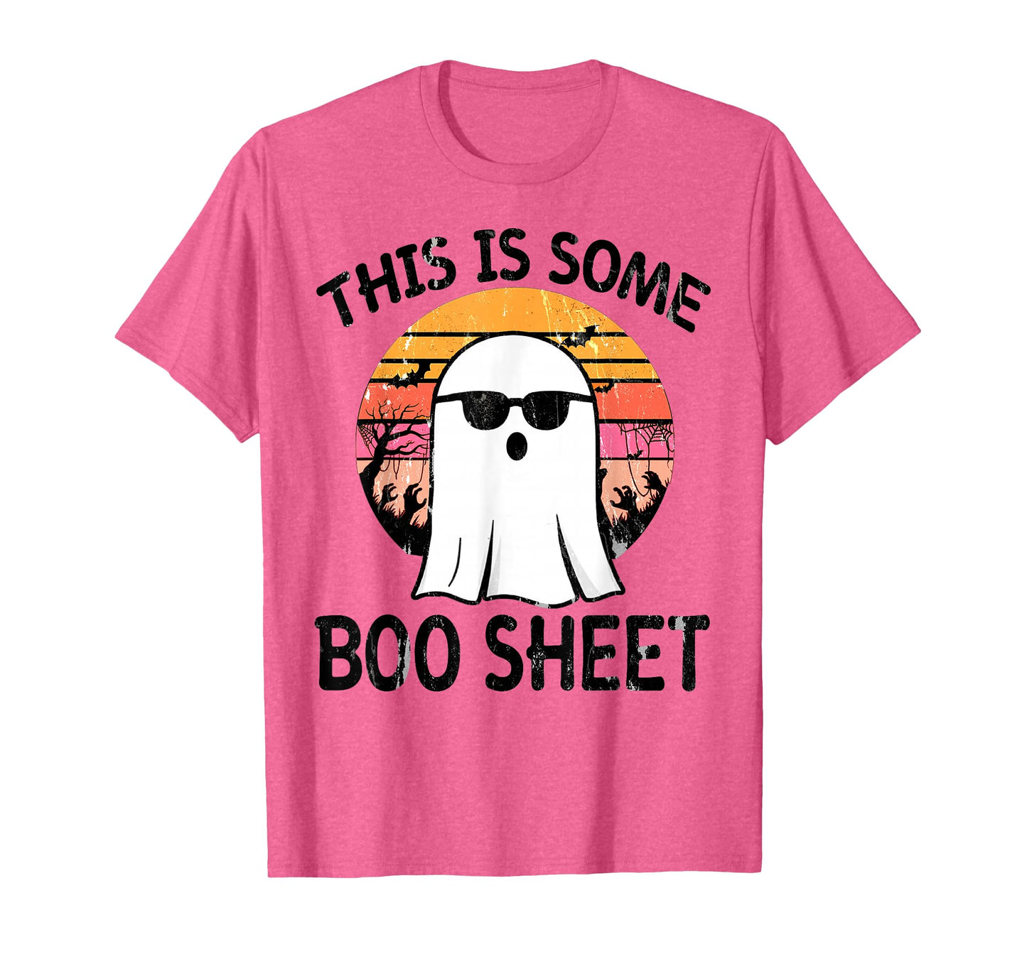 This is Some Boo Sheet Funny Halloween Costume Retro Ghost T-Shirt