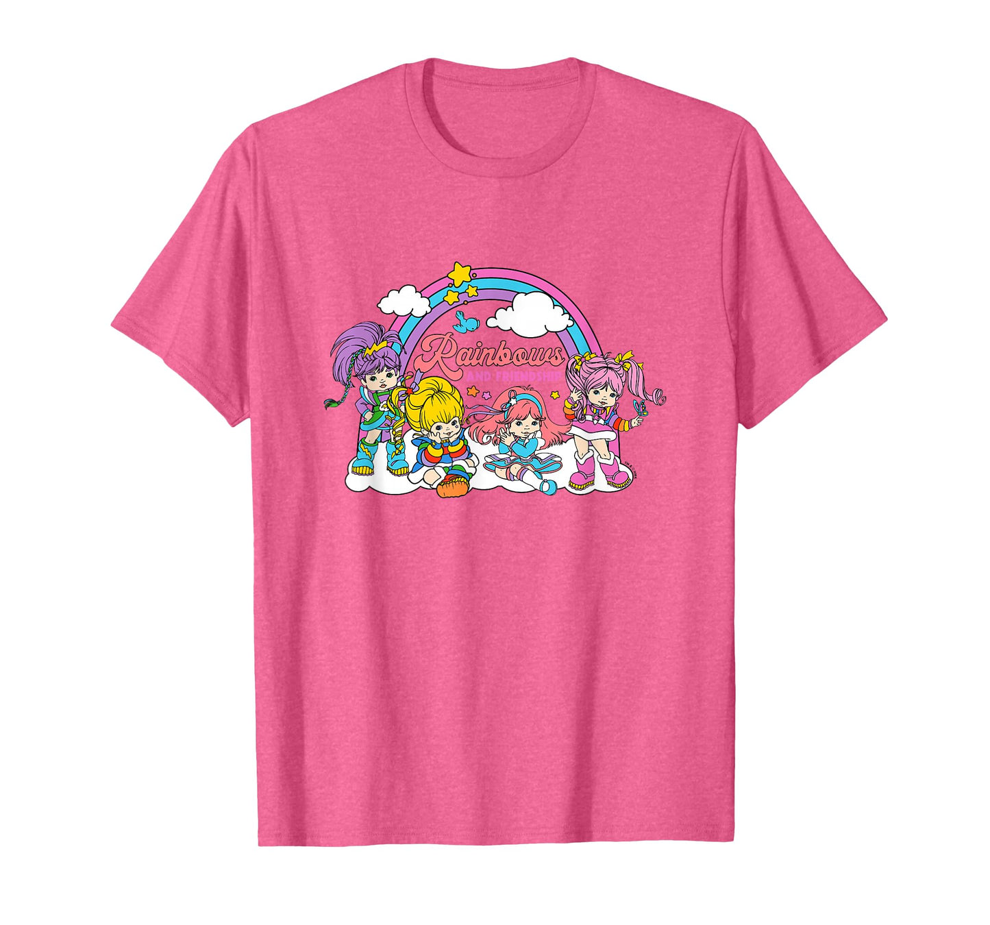 Rainbow Brite Cute Rainbows And Friendship Big Chest Logo T-Shirt