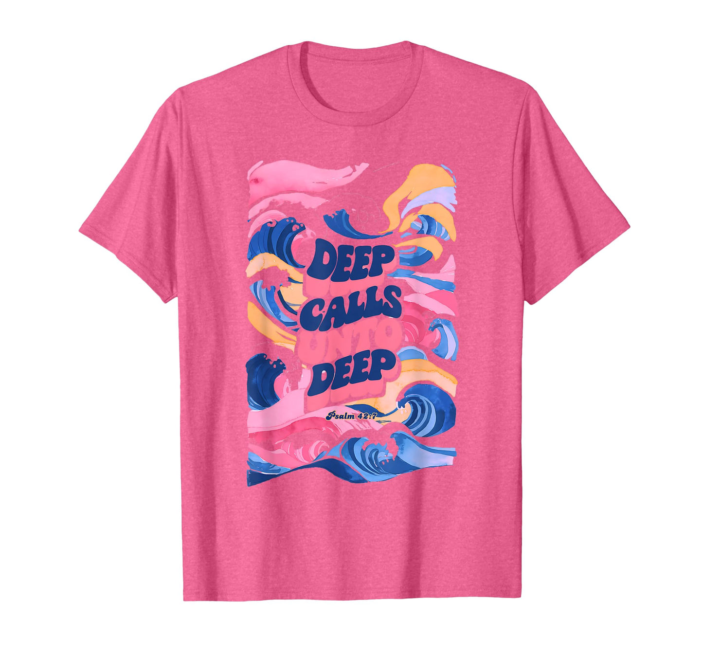 Christians Deep Calls Unto Deep Bible Verse Faith Gift T-Shirt