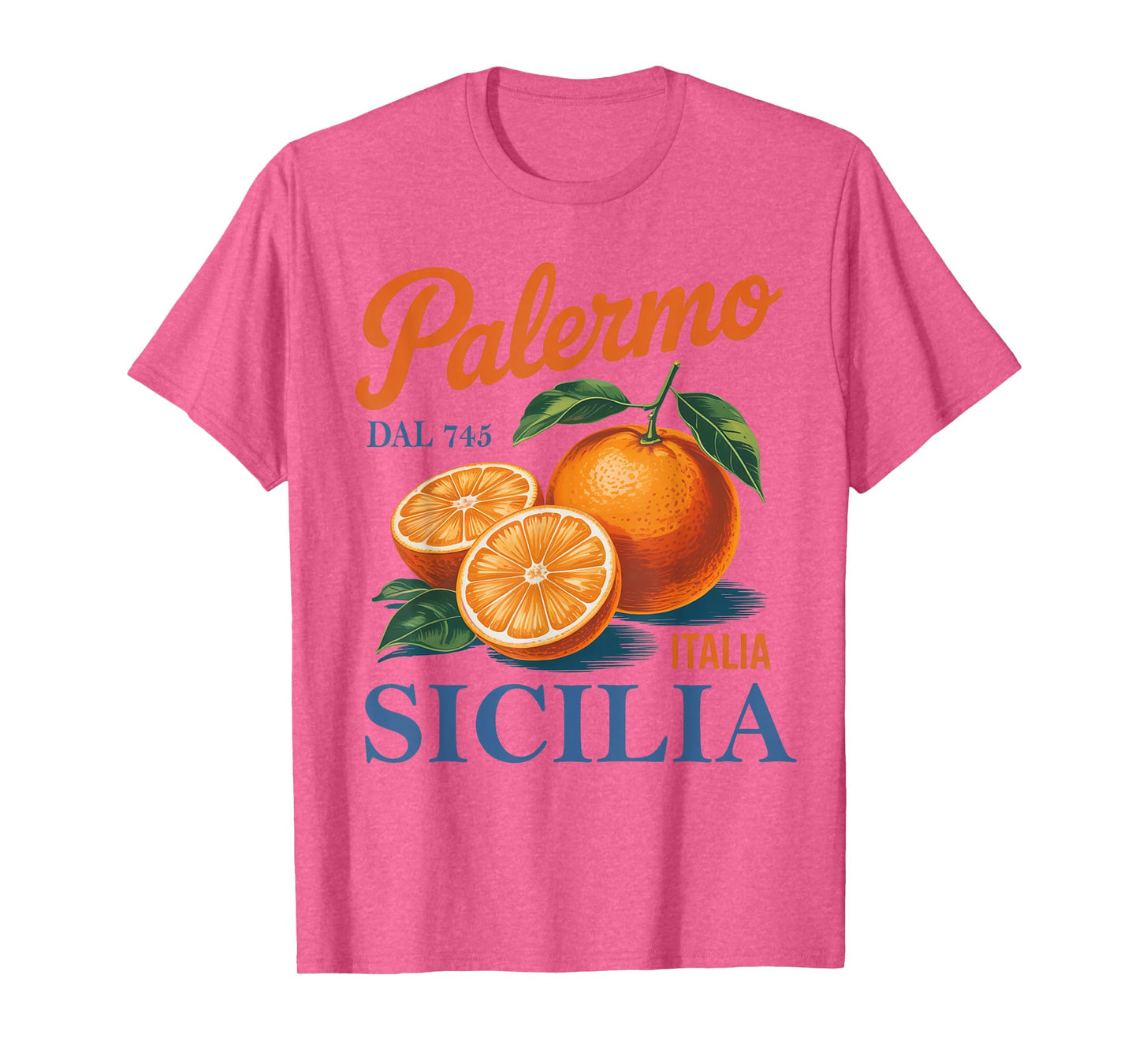 Palermo Sicilia Citrus Fruit Vintage Sicily Italy Travel T-Shirt