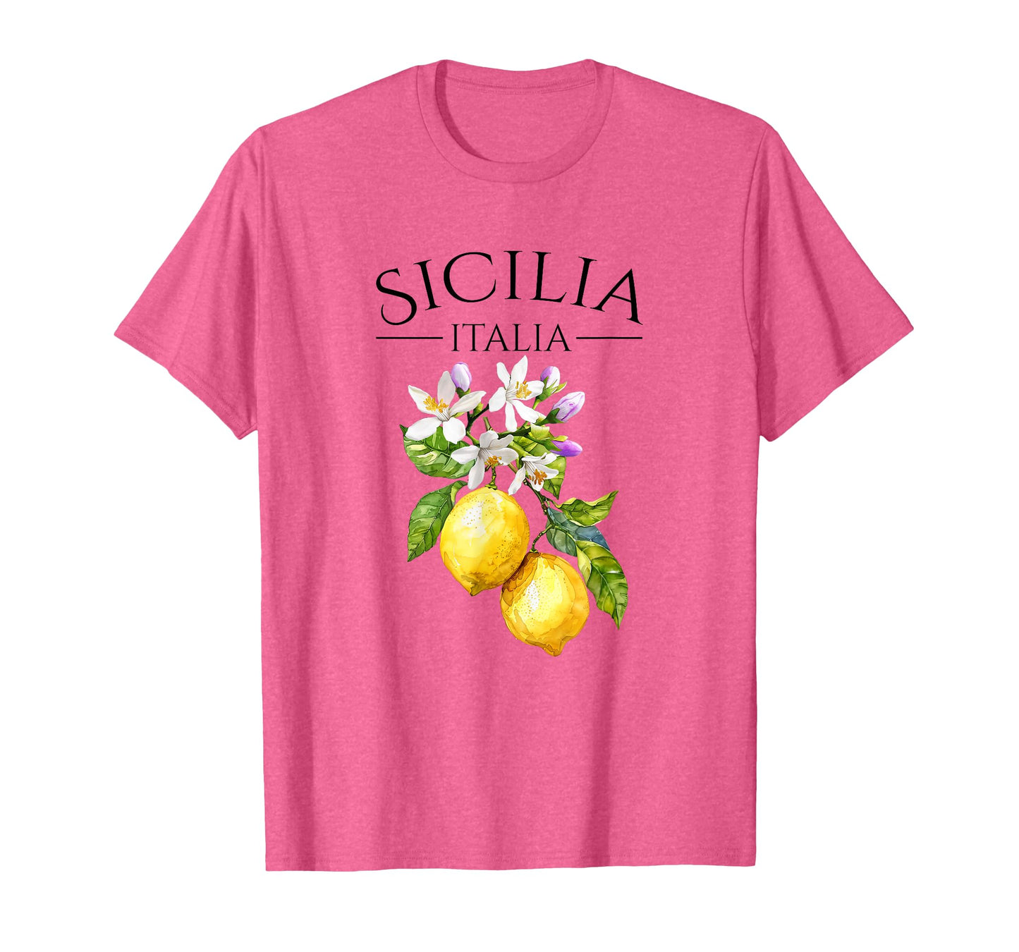 Sicilia Italian Souvenir Italy Lemons T-Shirt