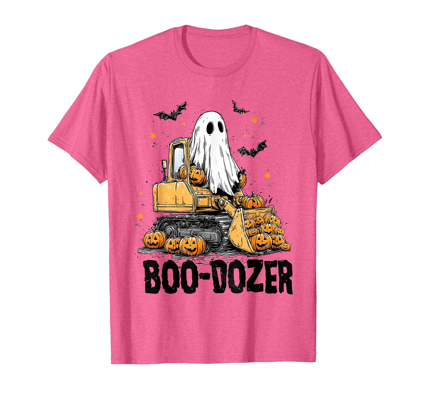 Boo Dozer Funny Ghost Halloween T-Shirt