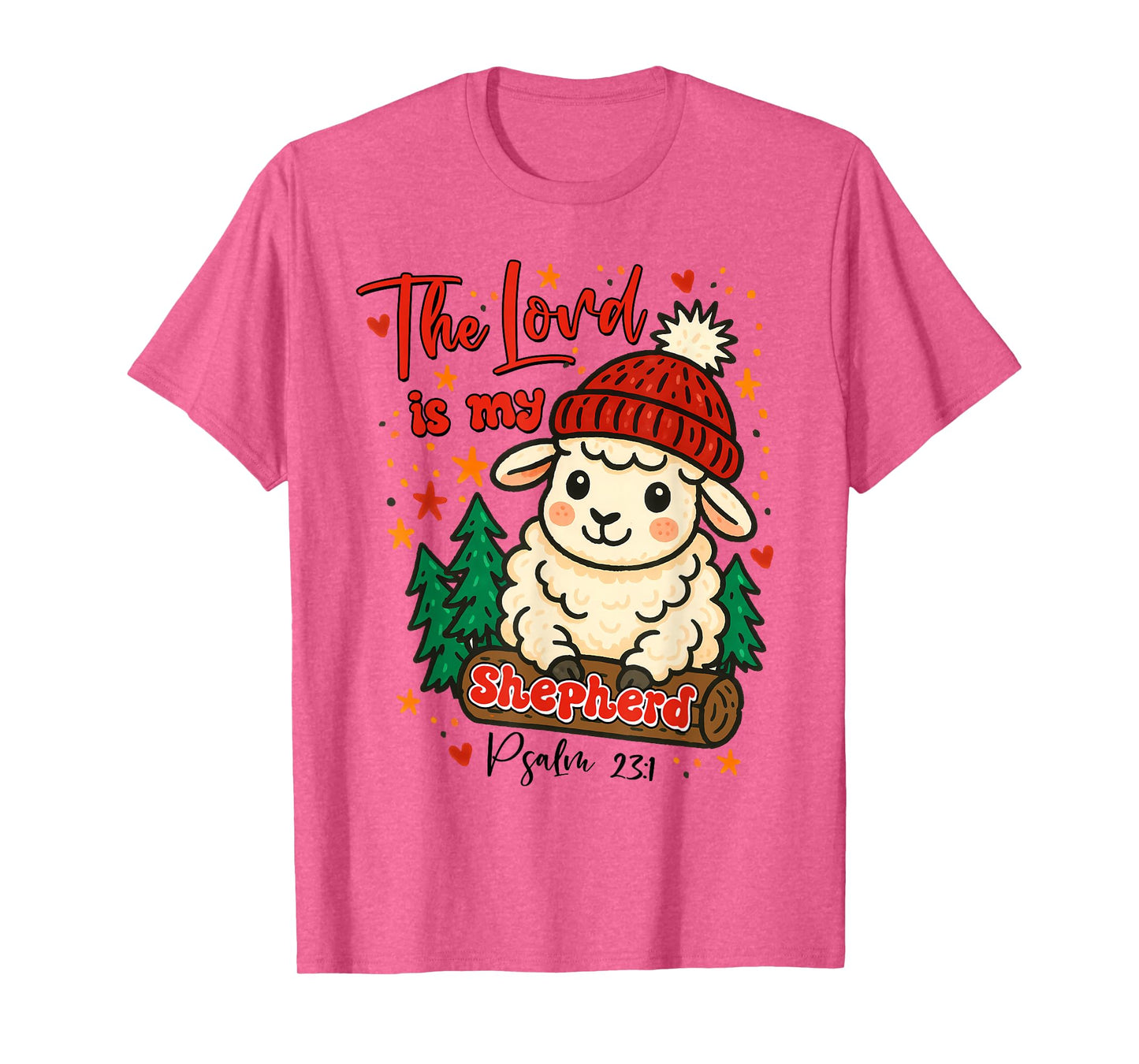 Christmas Xmas Vibes Christian The Lord is My Shepherd T-Shirt