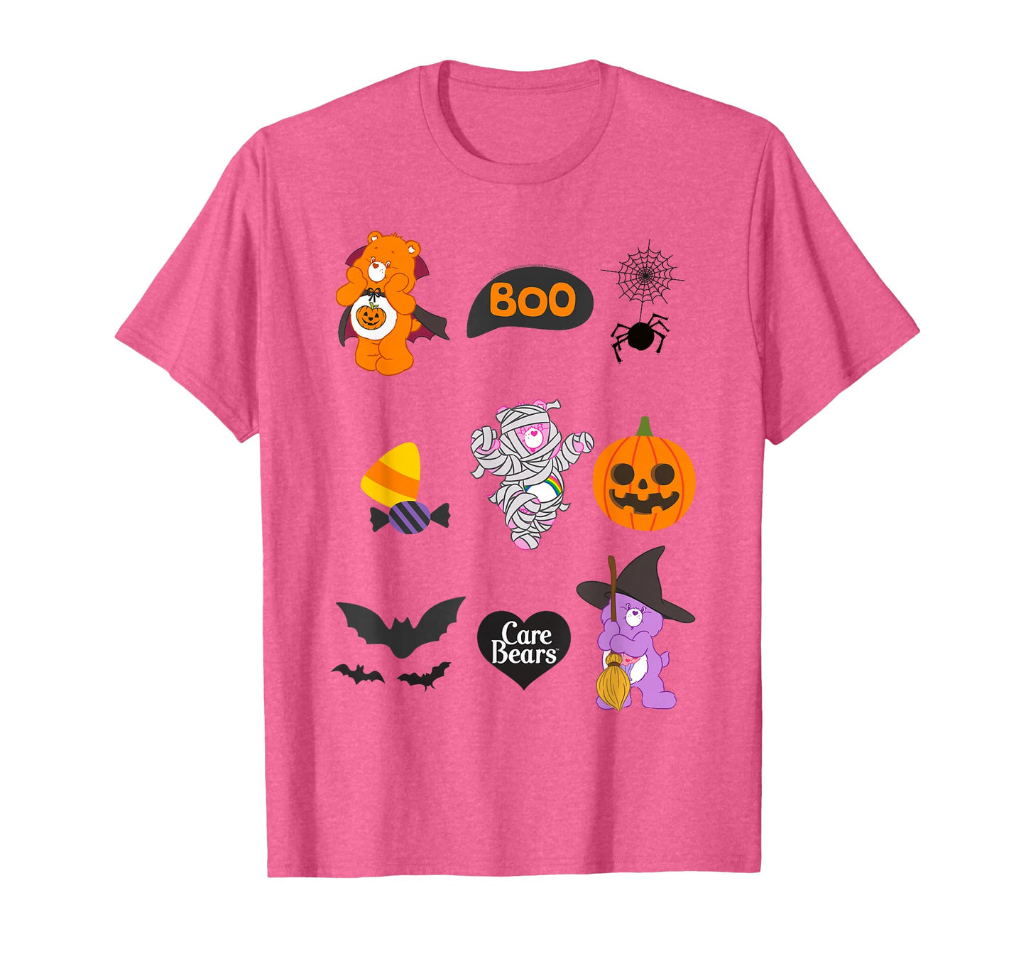 Care Bears Halloween Boo And Candy Icons T-Shirt
