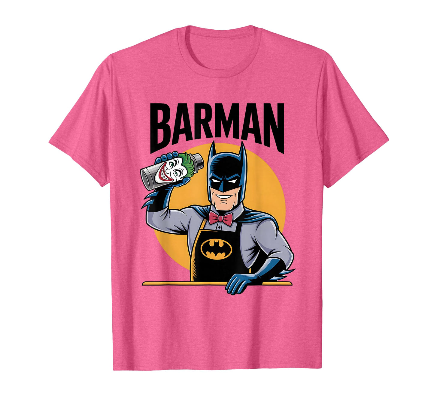 BARMAN Hero Parody Party Outfit Bartender Funny Comic Drink T-Shirt