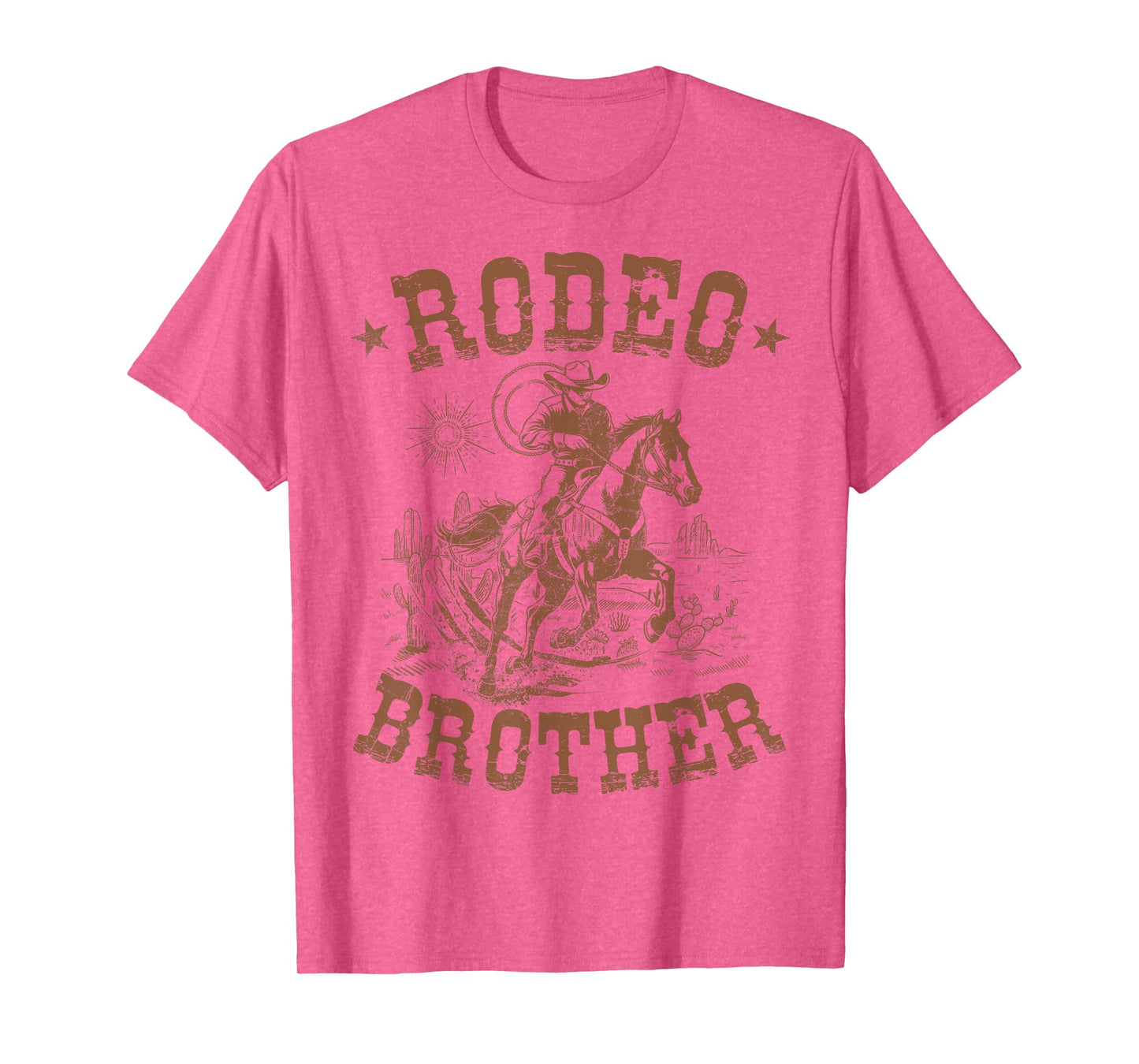 Rodeo Brother Western Cowboy Birthday Family Matching T-Shirt
