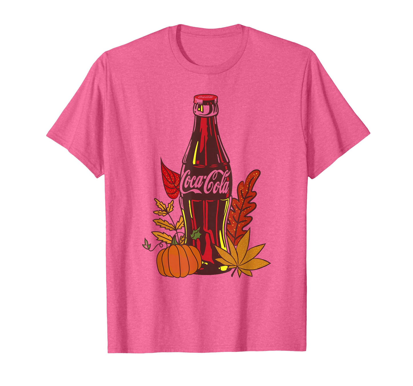 Coca-Cola Fall Seasonal Pumpkin Leaves Classic T-Shirt