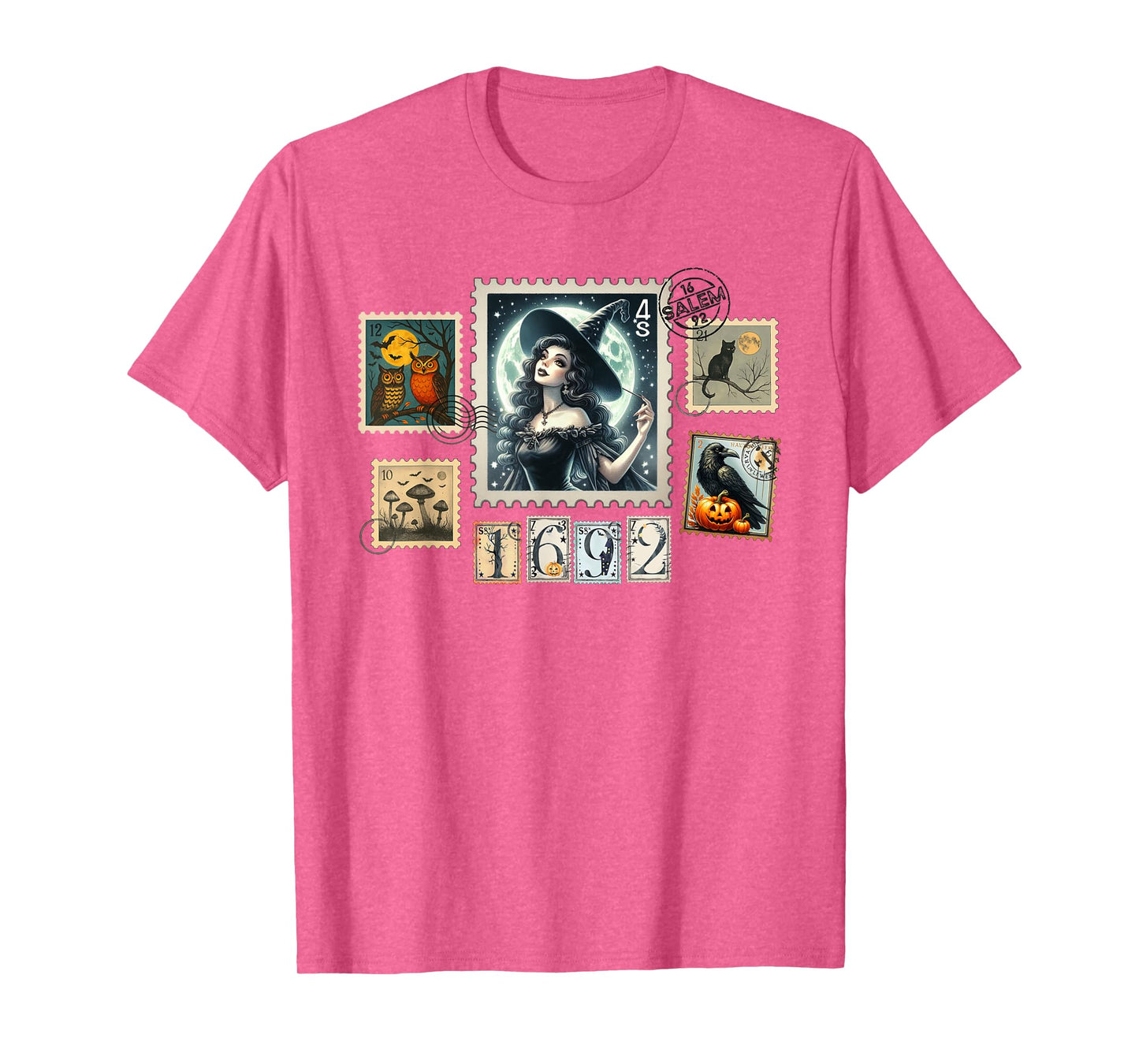 Salem Witch Trials They Missed One Halloween Postage Stamp T-Shirt