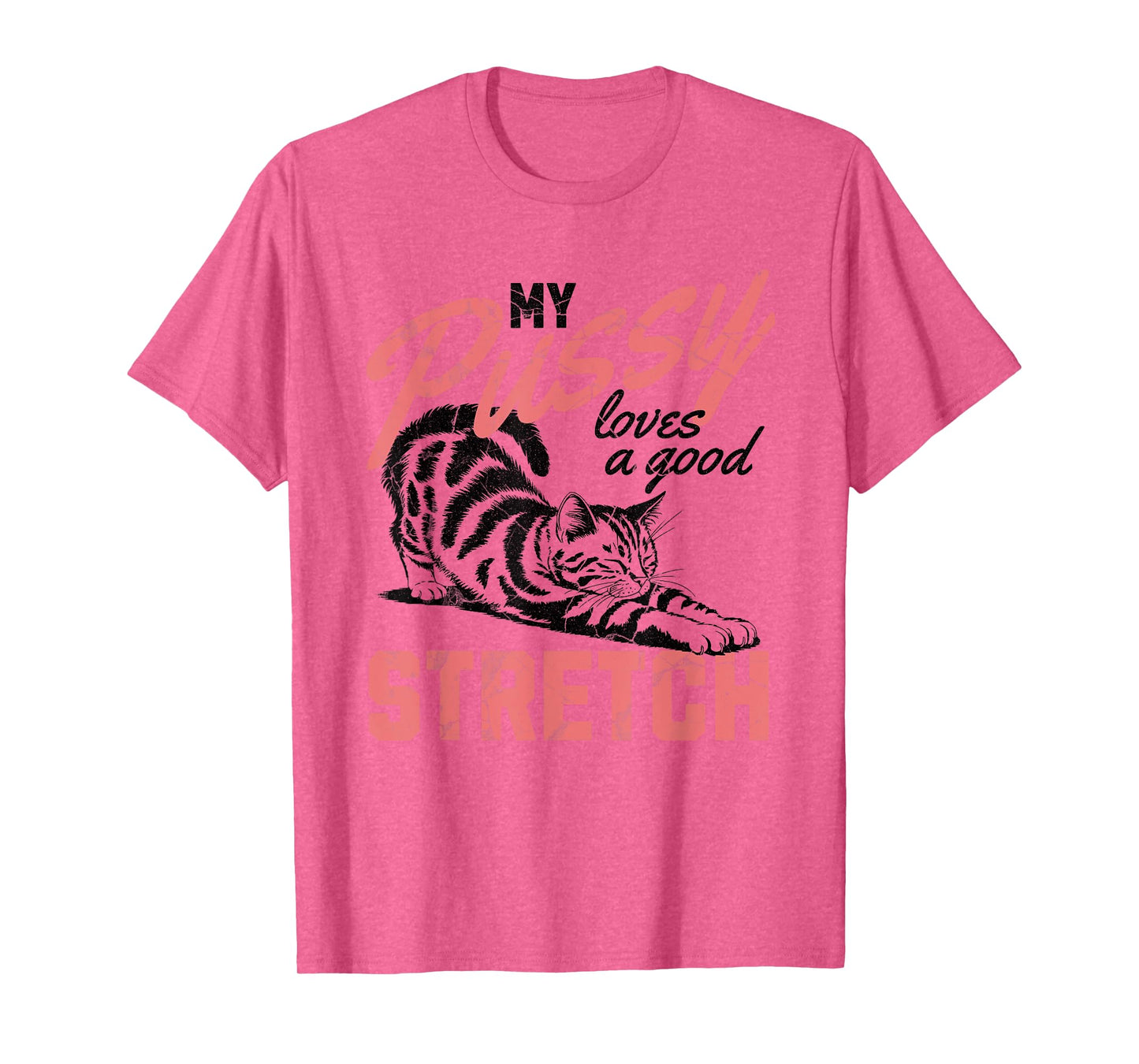 My Pussy Love A Good Stretch Funny Vintage T-Shirt