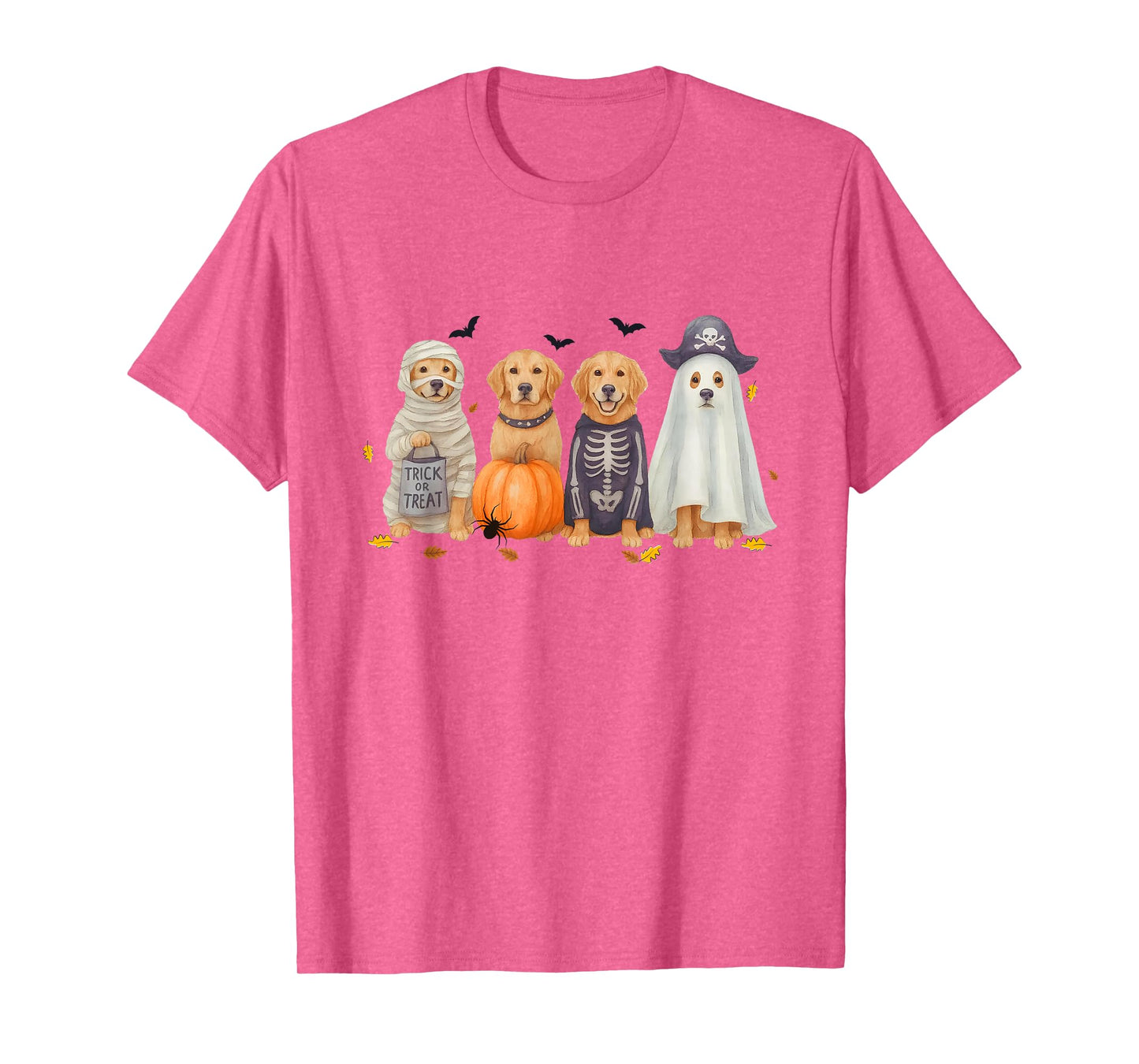 Witch Golden Retriever Halloween Golden Retriever Dog Mom T-Shirt