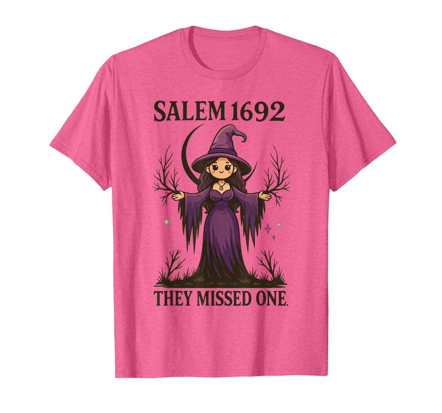 Cute Witch Salem 1692 Halloween Kawaii Magical Spooky T-Shirt