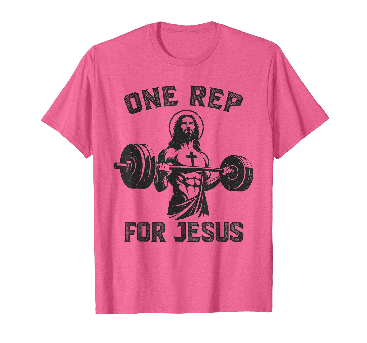 One Rep For Jesus Weightlifter Deadlifter Deadlift Gym T-Shirt