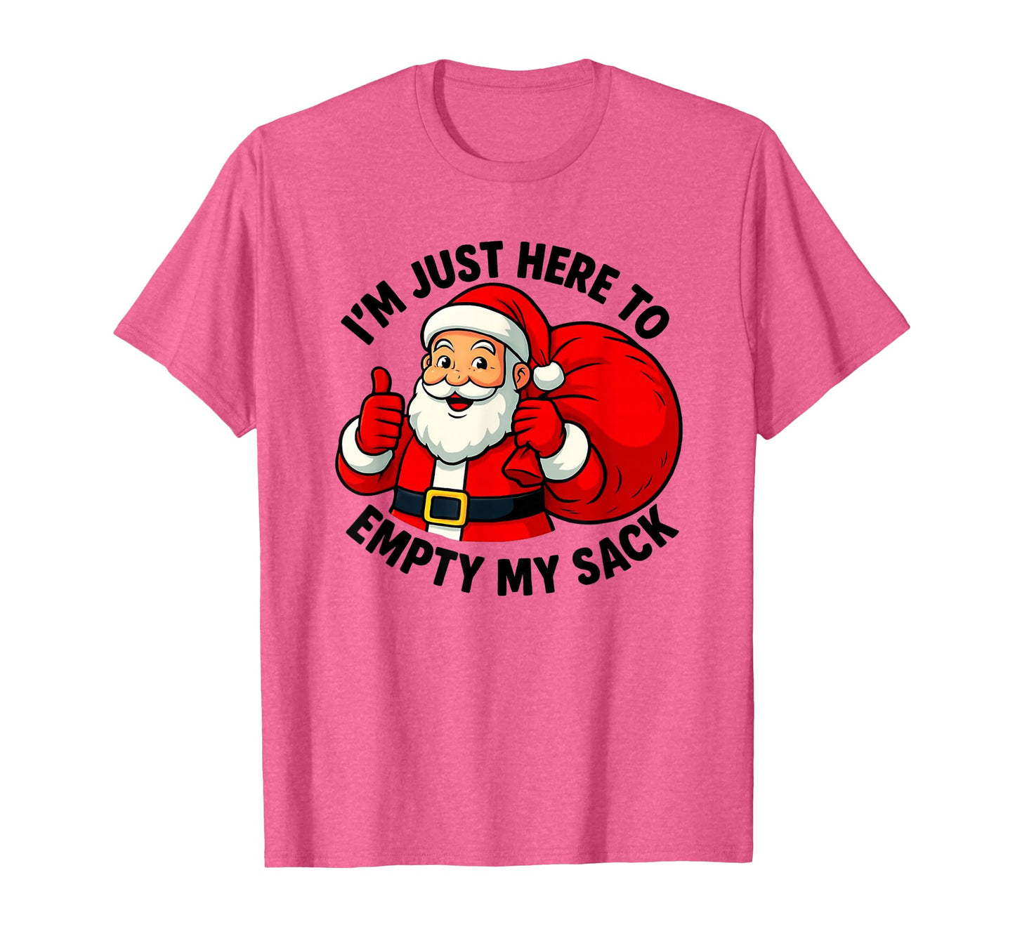 Empty My Sack Rude Santa Dirty Christmas T-Shirt