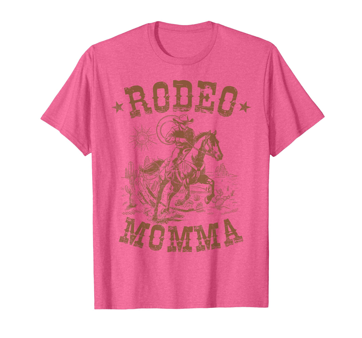 Rodeo Momma Western Cowboy Family Matching Mother's Day T-Shirt