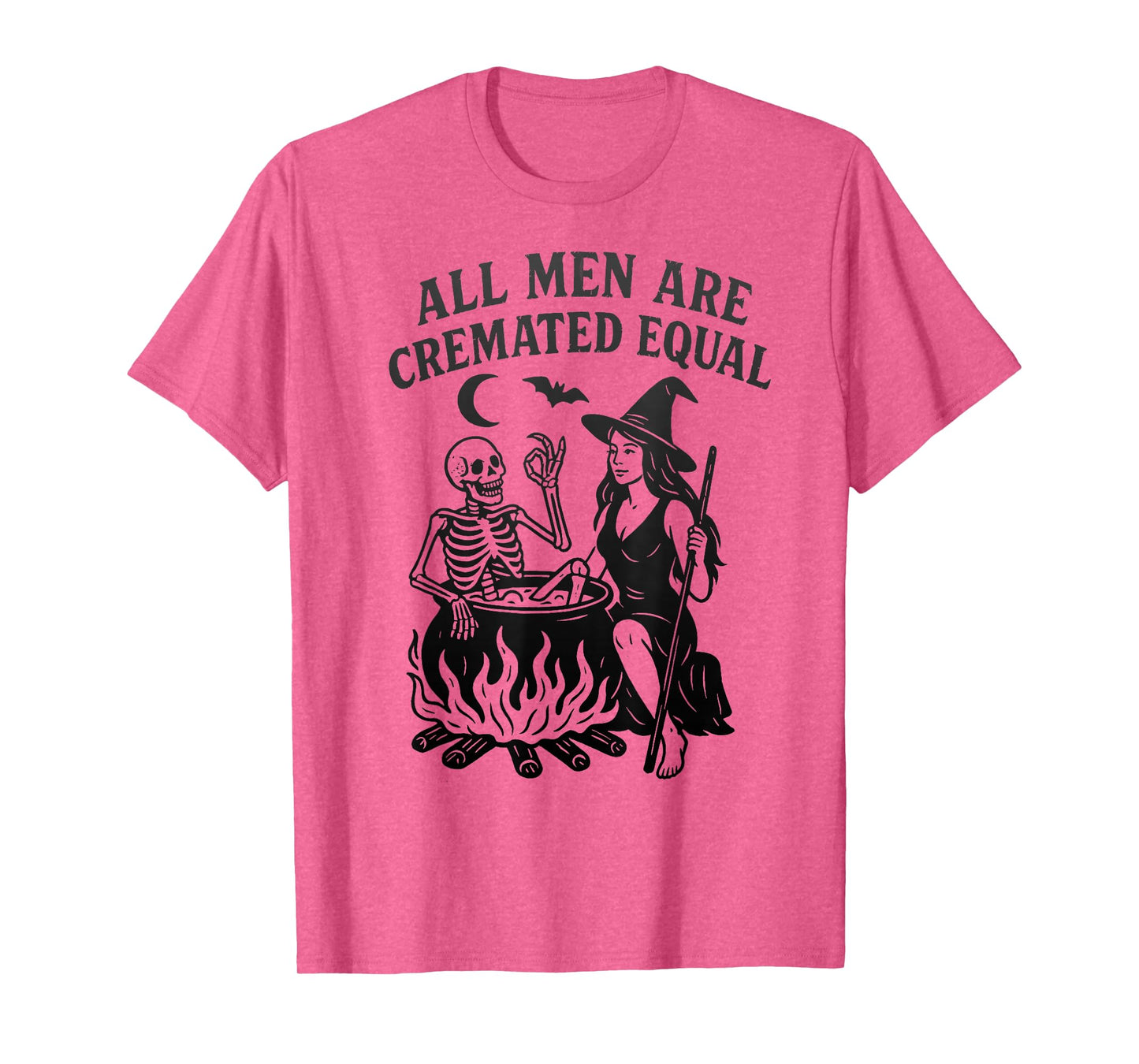 All Men are Cremated Equal, Witch Cauldron Graphic Tee T-Shirt