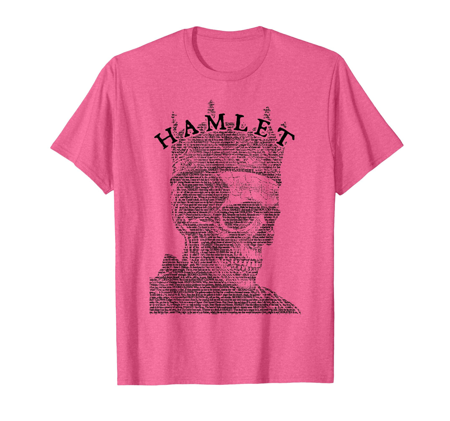 William Shakespeare Hamlet Skull Literature Theatre Play T-Shirt