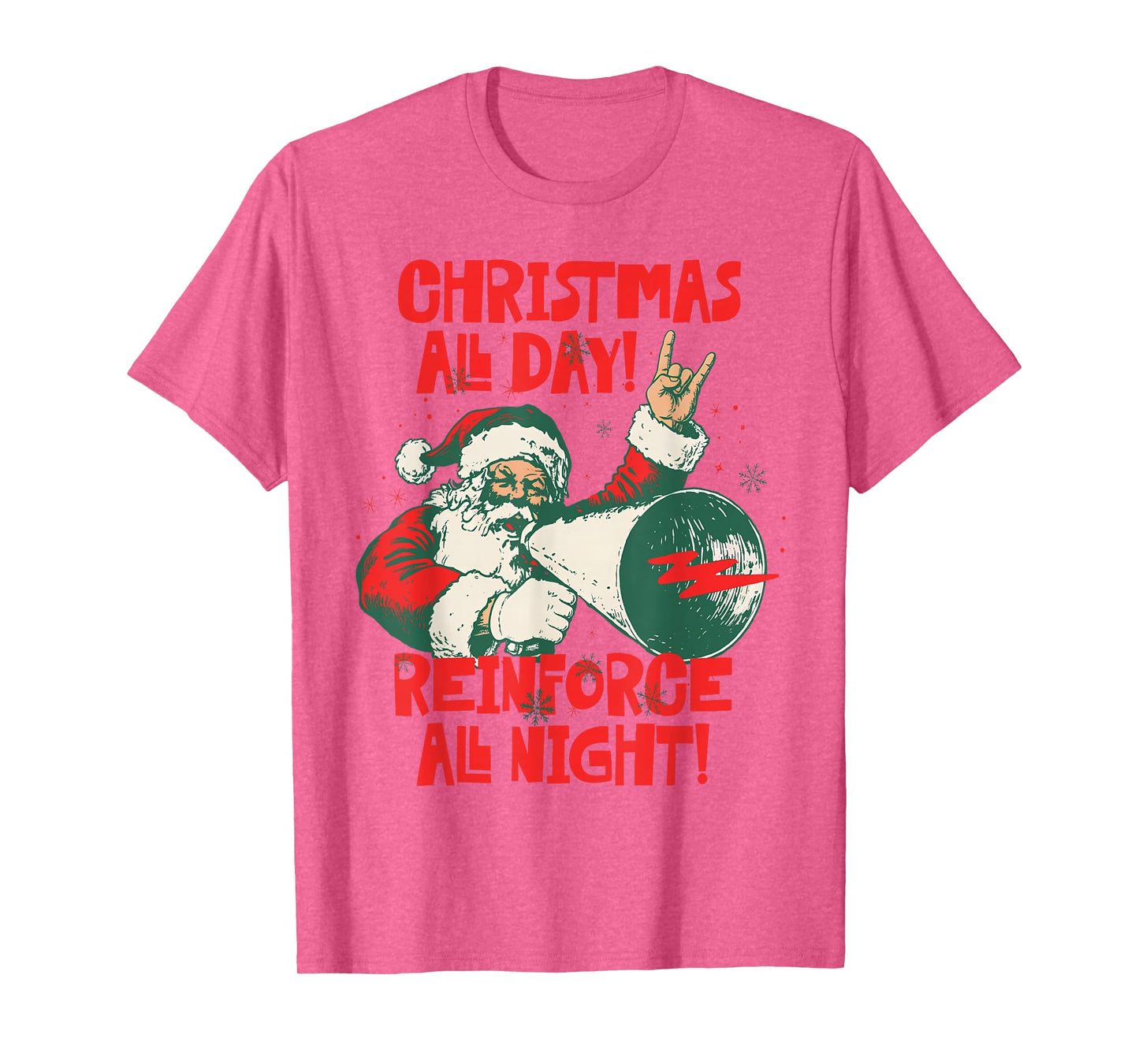 ABA Squad Xmas Vibes Christmas All Day Reinforce All Night T-Shirt