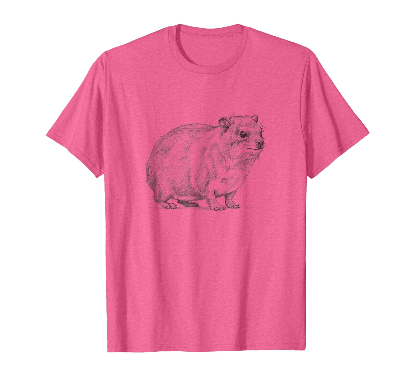 Vintage Rock Hyrax Drawing Art Design T-Shirt