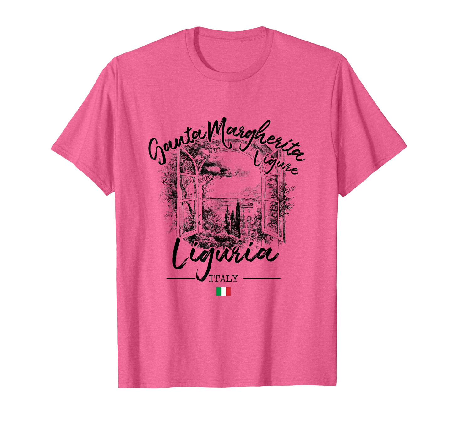 Santa Margherita Ligure Liguria Italian Riviera Italy Flag T-Shirt