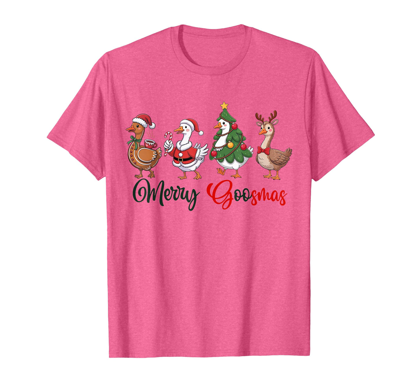 Christmas Silly Goose Funny Merry Goosemas Xmas T-Shirt